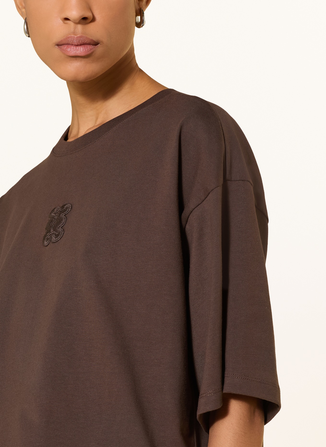 Smith & Soul BOXY T-shirt: DARK BROWN