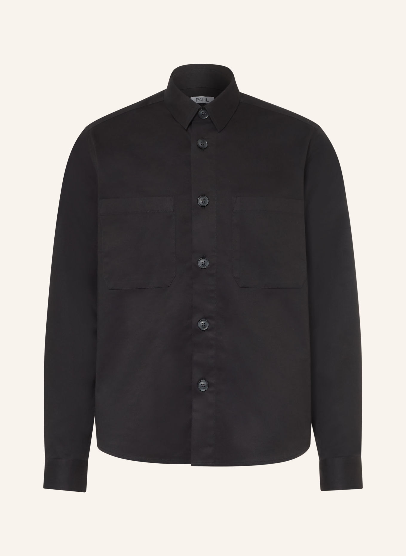 PAUL Hemd Comfort Fit: SCHWARZ