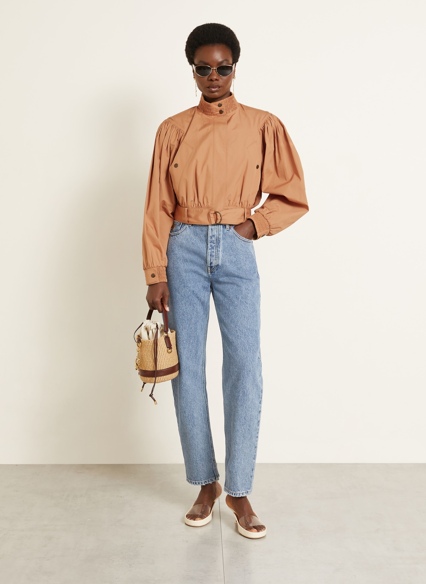 Chloé Blouson: COGNAC