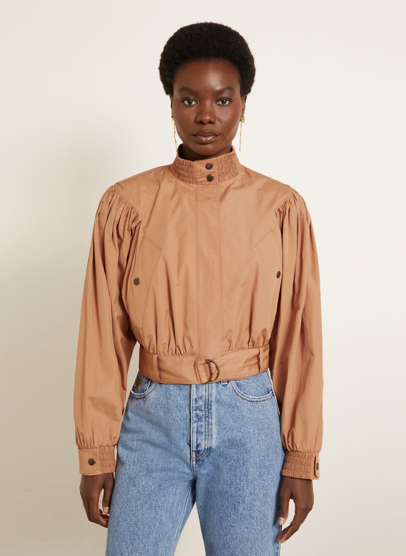 Chloé Blouson: COGNAC