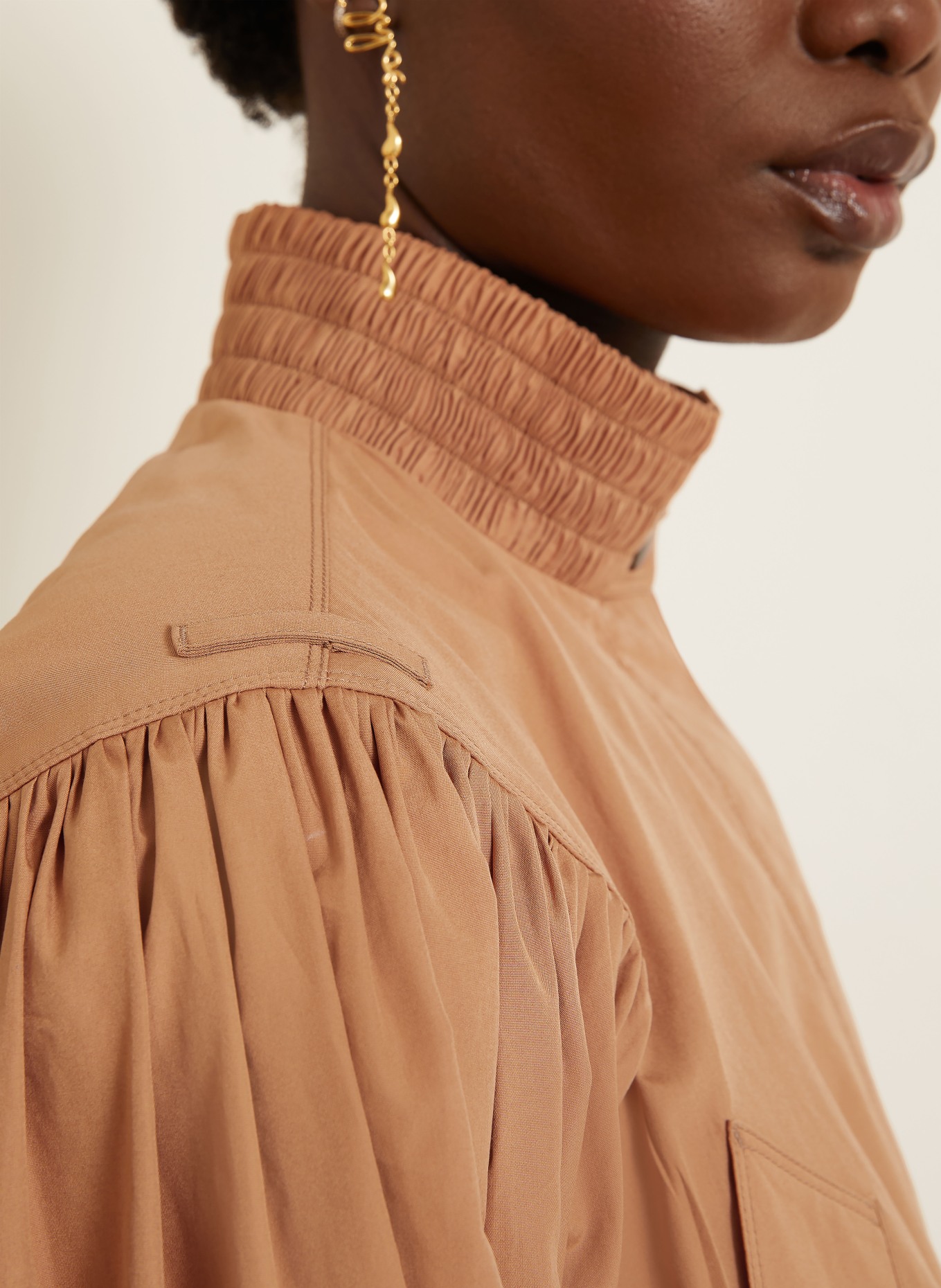 Chloé Blouson: COGNAC
