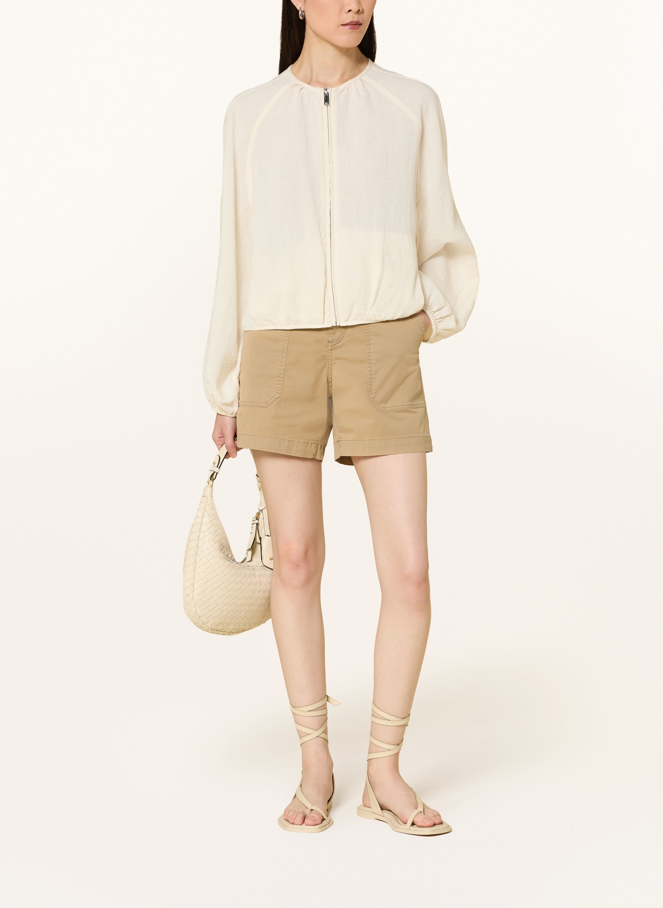 OPUS PANTS Short LISANA: BEIGE