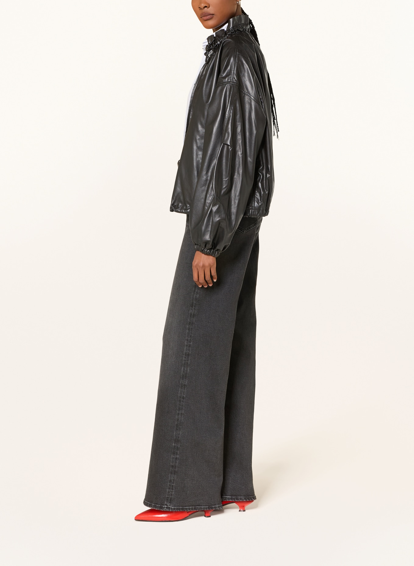 7 for all mankind Wide Leg Jeans LOTTA: 3NS INKSTORM