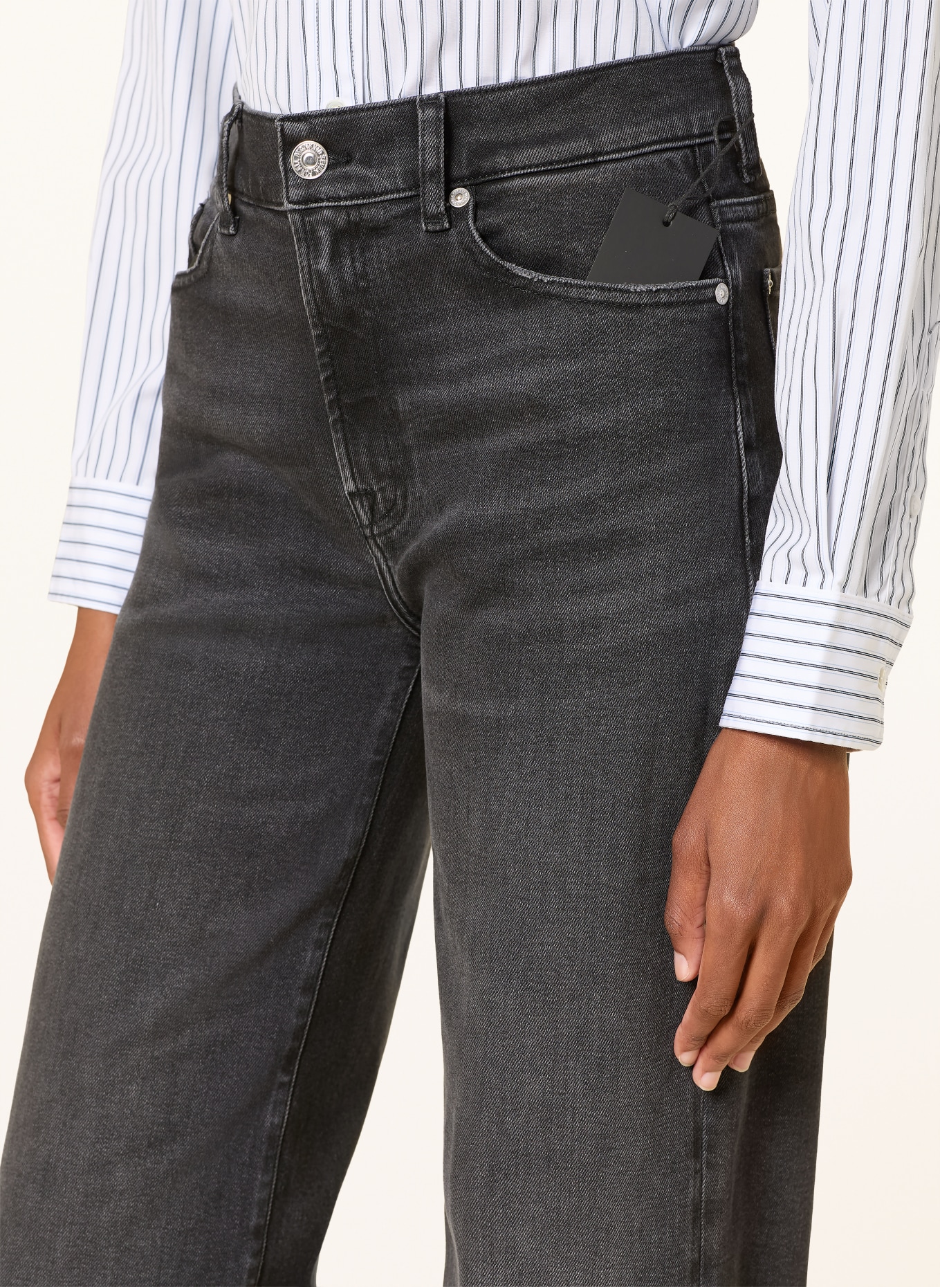 7 for all mankind Wide Leg Jeans LOTTA: 3NS INKSTORM