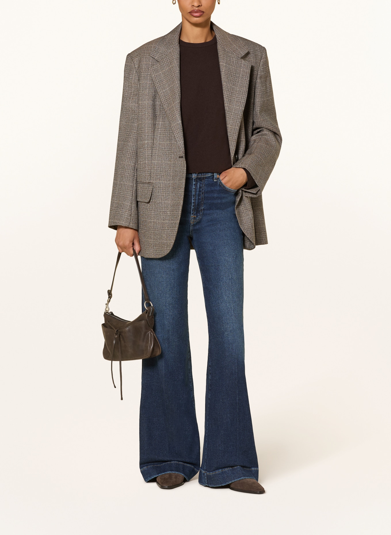 7 for all mankind Wide Leg Jeans MODERN DOJO: 3NO BLUE VIBE