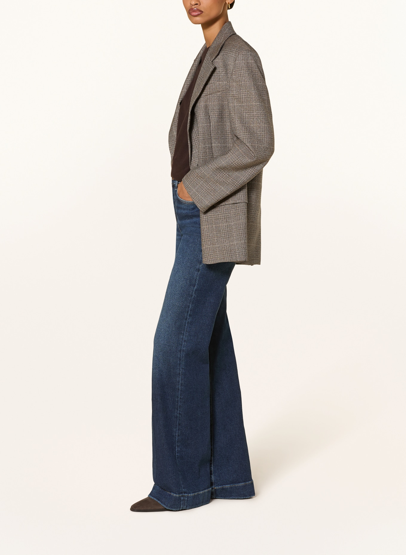 7 for all mankind Wide Leg Jeans MODERN DOJO: 3NO BLUE VIBE