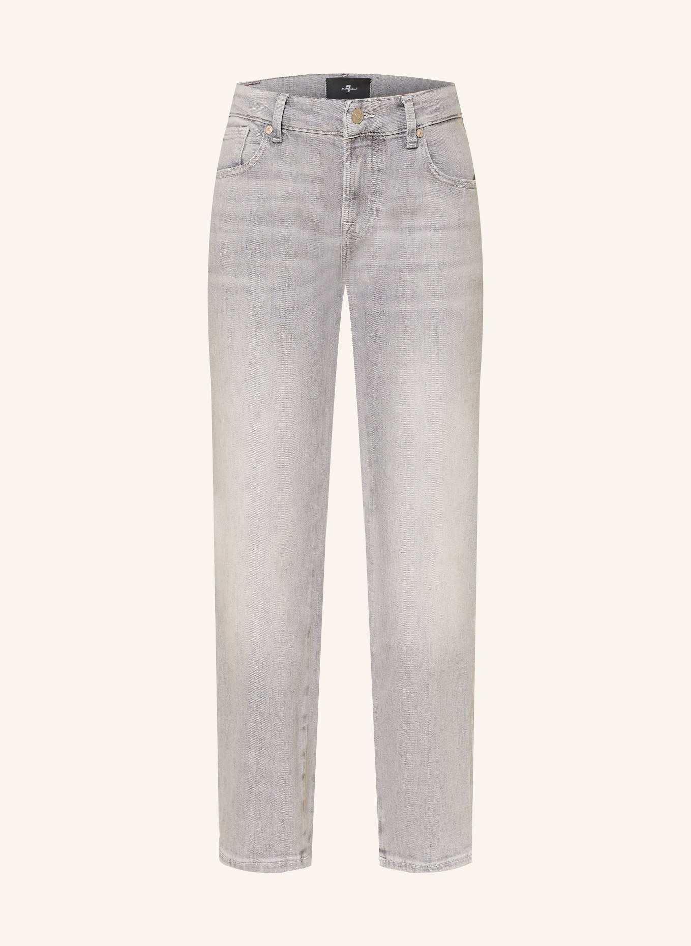 7 for all mankind Rovné džíny CALIE STRAIGHT ANKLE: 3NT SILVER WASH