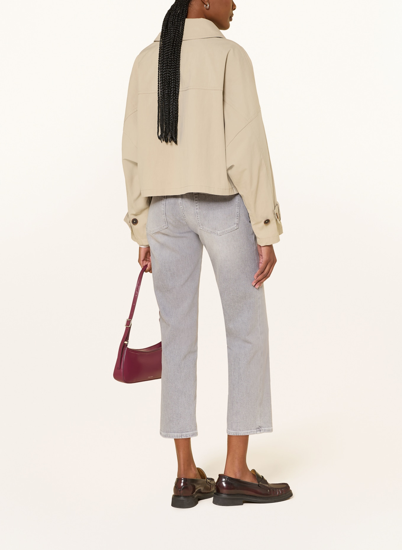 7 for all mankind Rovné džíny CALIE STRAIGHT ANKLE: 3NT SILVER WASH