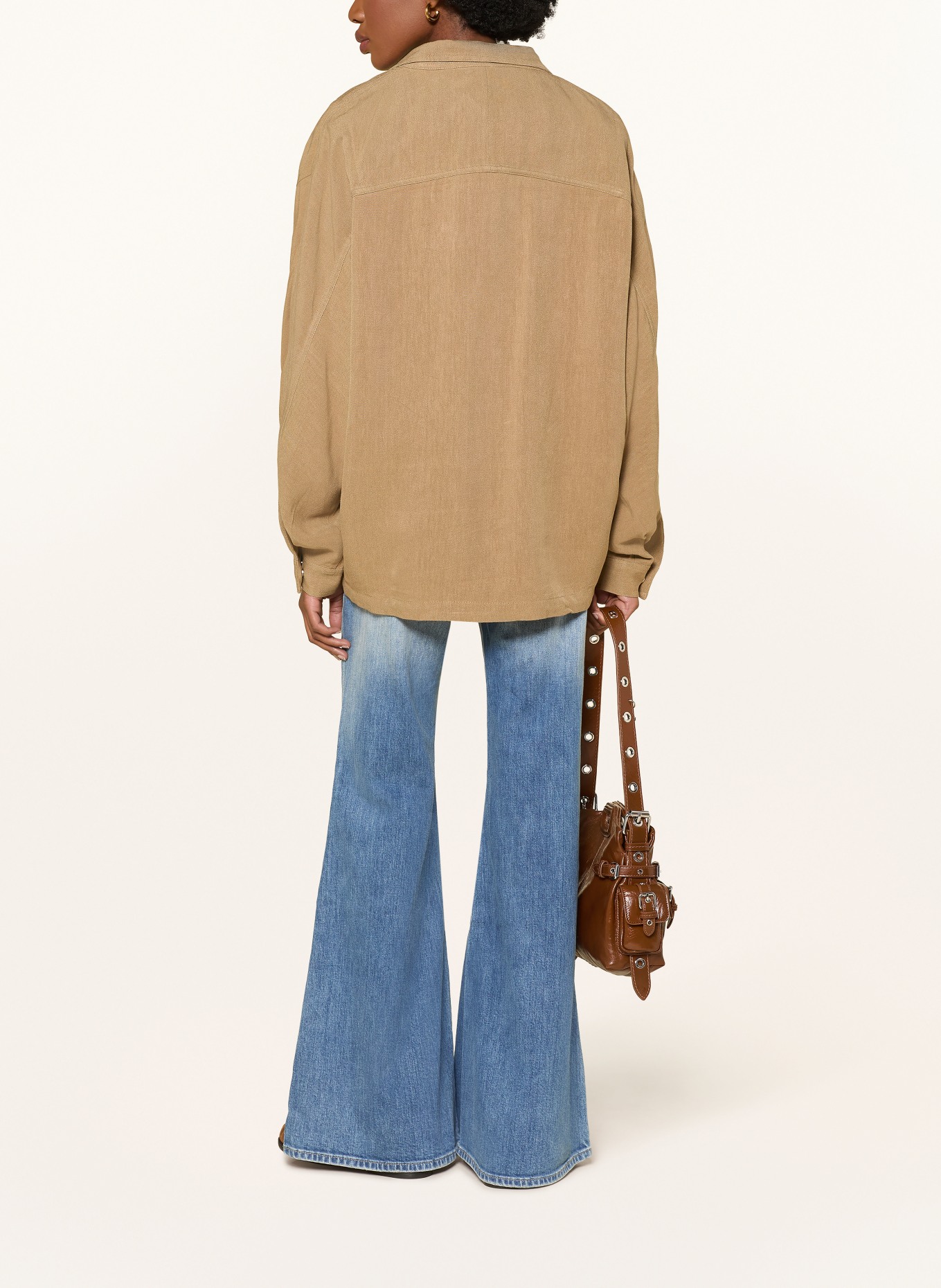 7 for all mankind Flared Jeans: 3BY BLUE HAZE