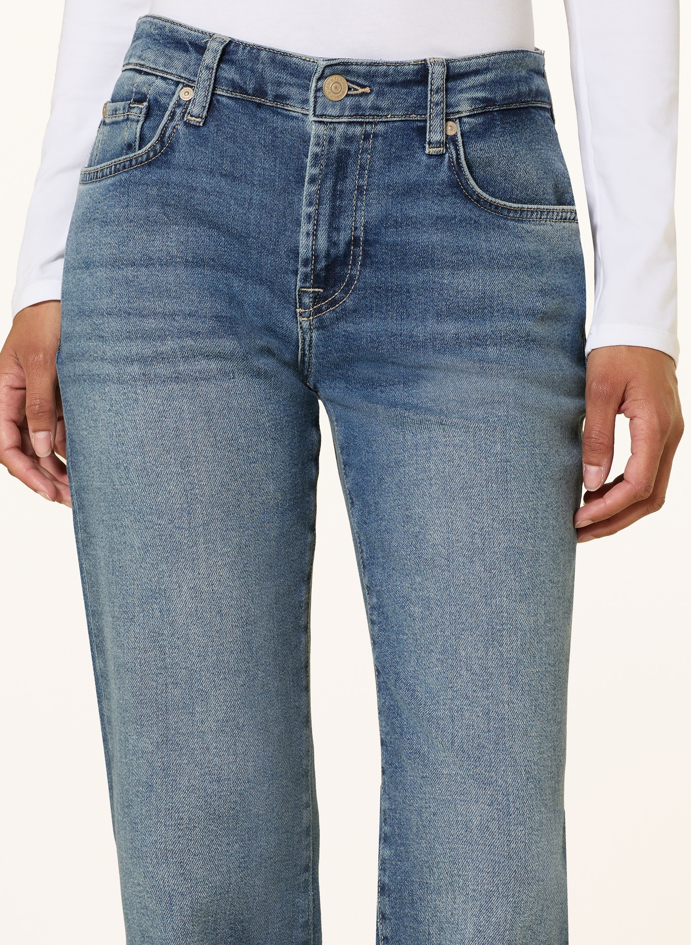 7 for all mankind Straight Jeans CALIE: 3NP TIDE BREAK