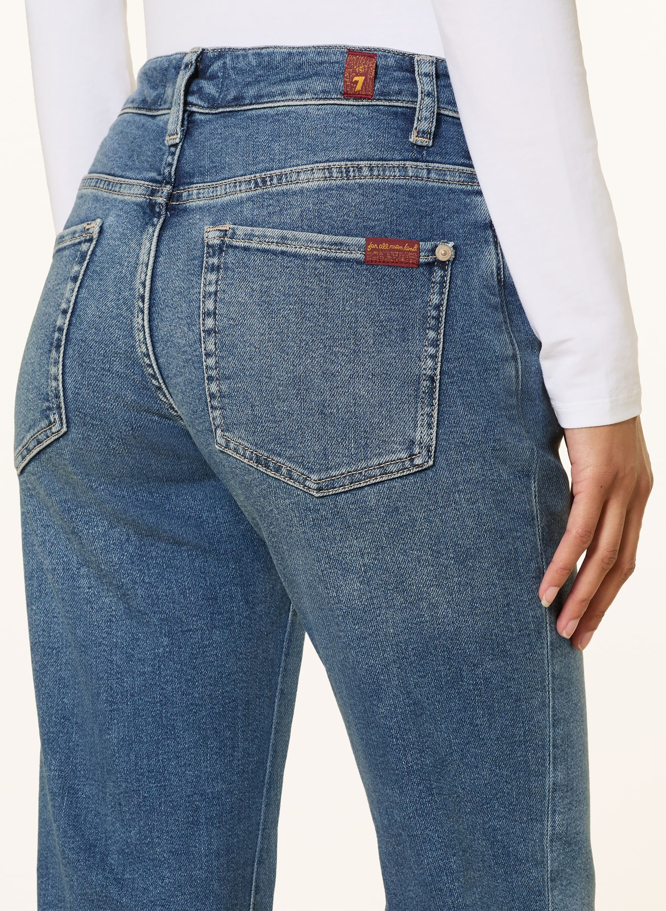 7 for all mankind Straight Jeans CALIE: 3NP TIDE BREAK