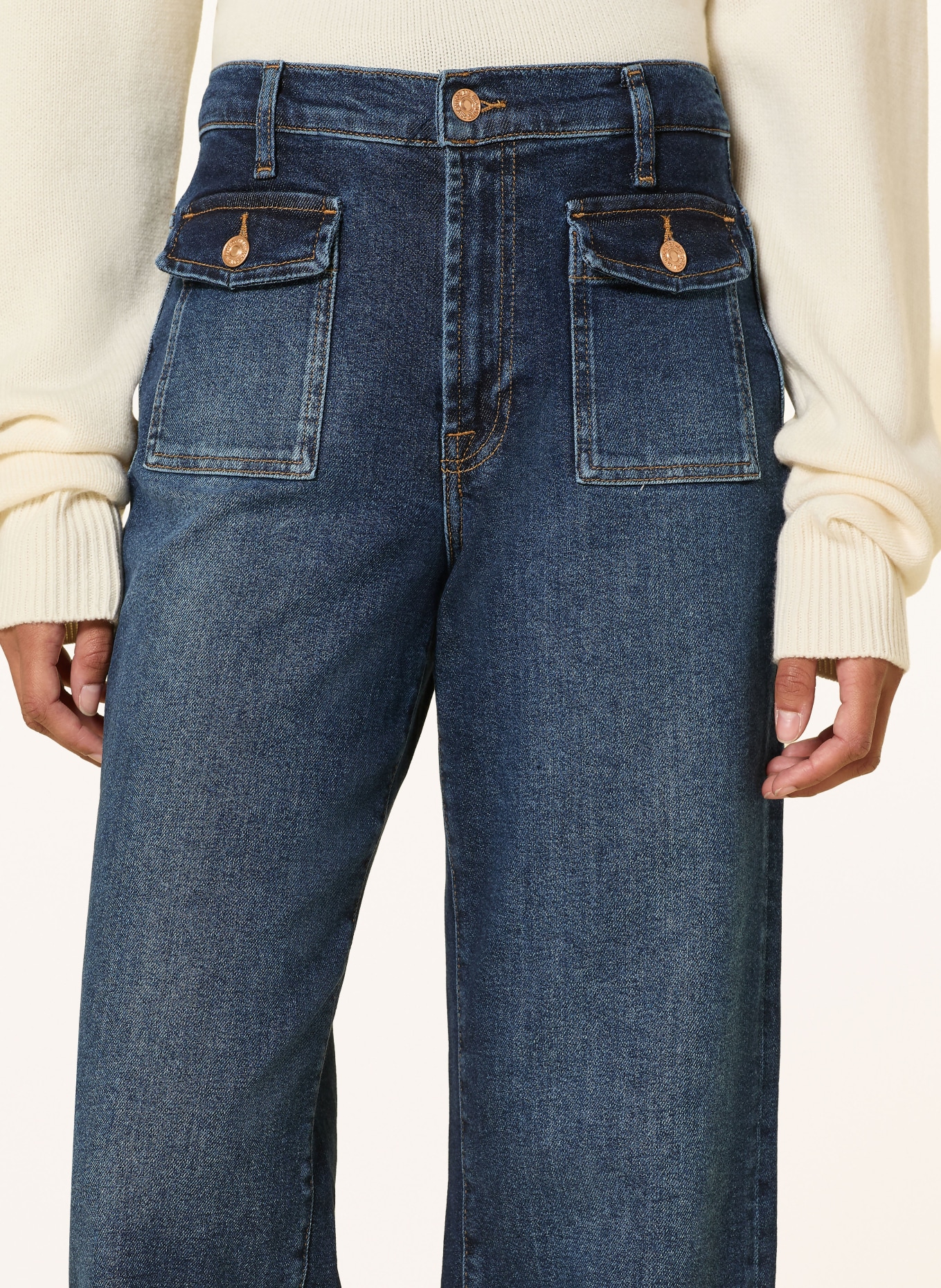 7 for all mankind Straight Jeans STOVEPIPE: 3NO BLUE VIBE