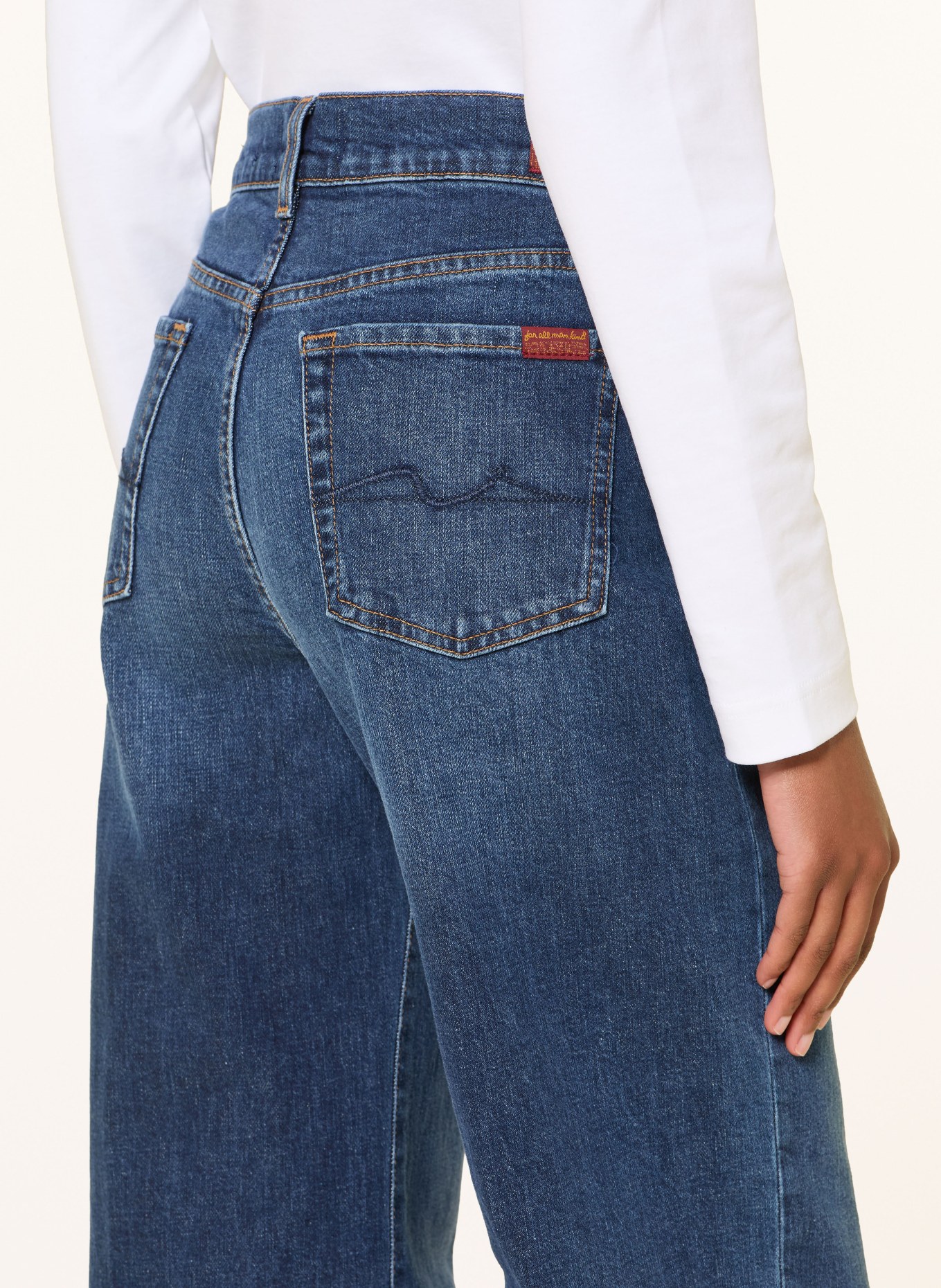 7 for all mankind Wide Leg Jeans LOTTA: 3NH INDIGLOW