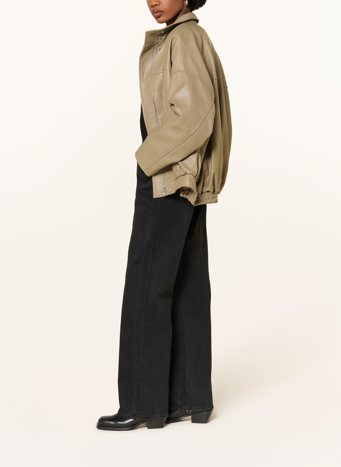 7 for all mankind Wide Leg Jeans TESS: 3PH HEAVY RAIN