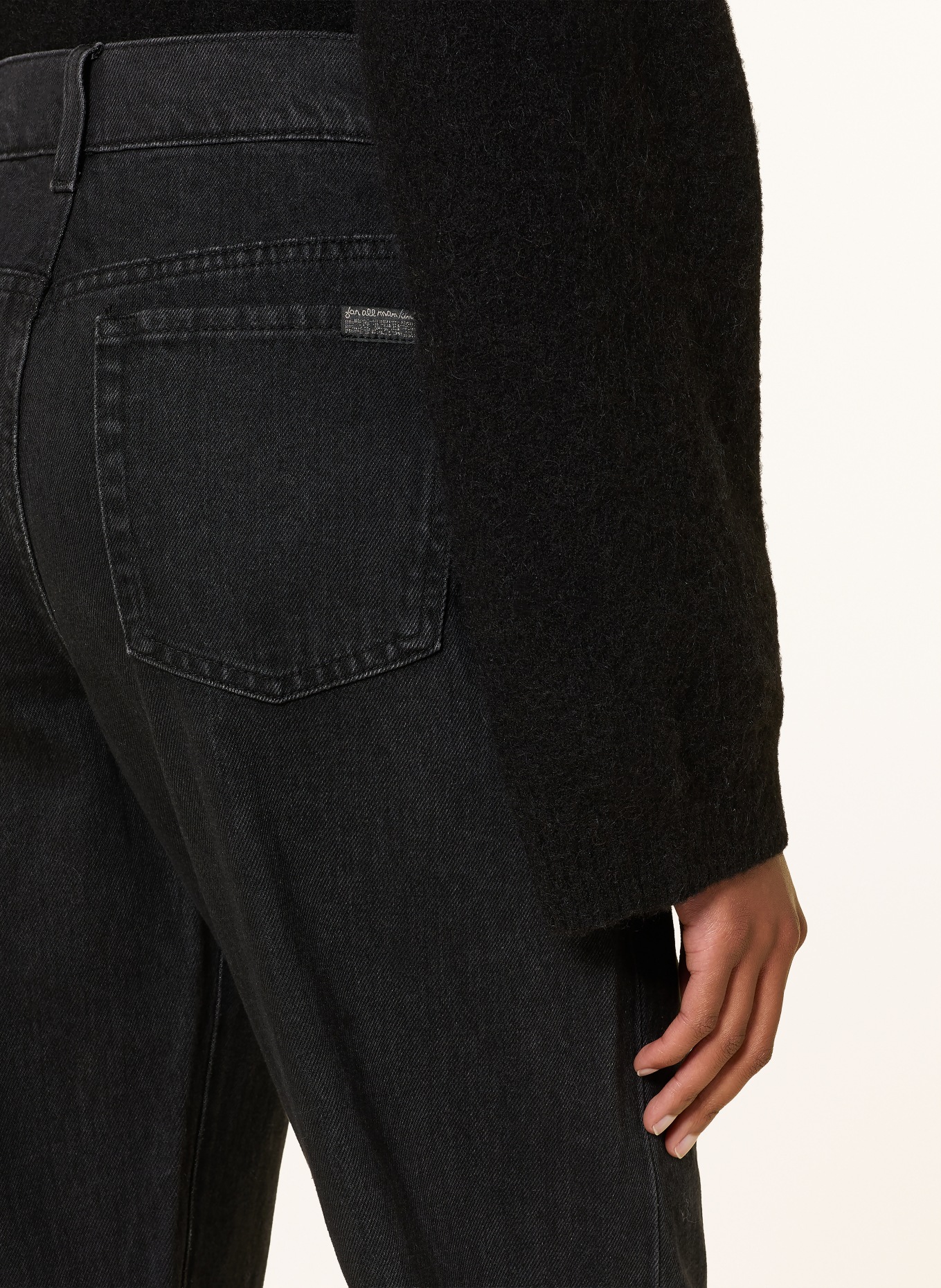 7 for all mankind Wide Leg Jeans TESS: 3PH HEAVY RAIN