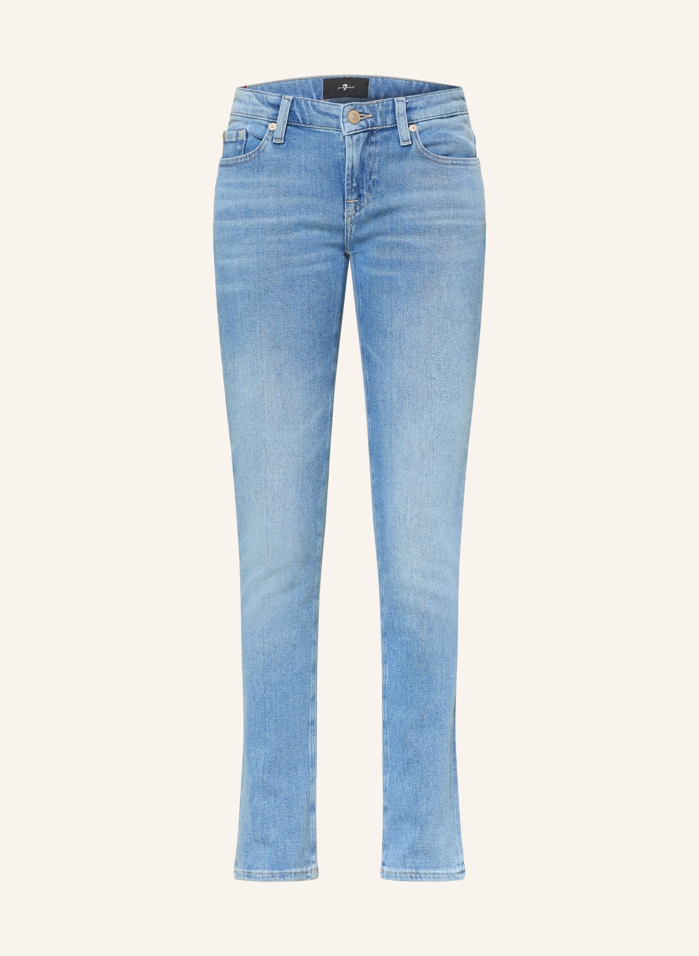 7 for all mankind Skinny Jeans LOW SKINNY SLIM ILLUSION: 3NY BLUEHAVEN