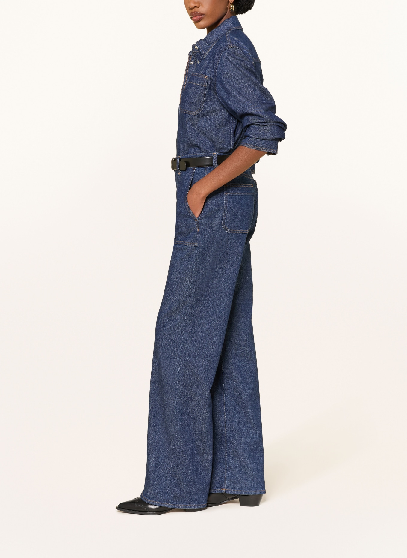 7 for all mankind Wide Leg Jeans LOTTA: 1A9 Halona