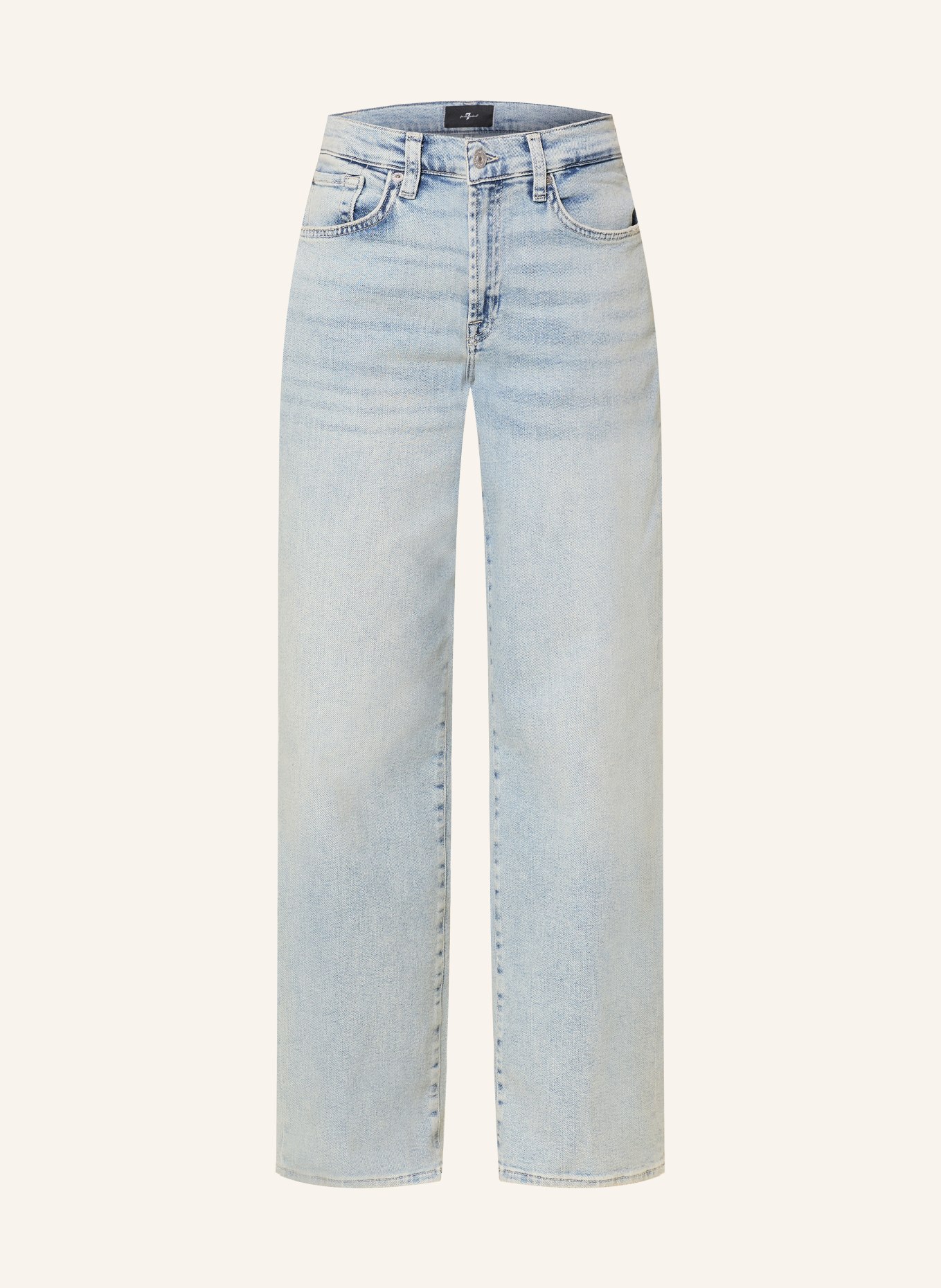 7 for all mankind Straight Jeans STOVEPIPE: 3NR GHOST BLUE
