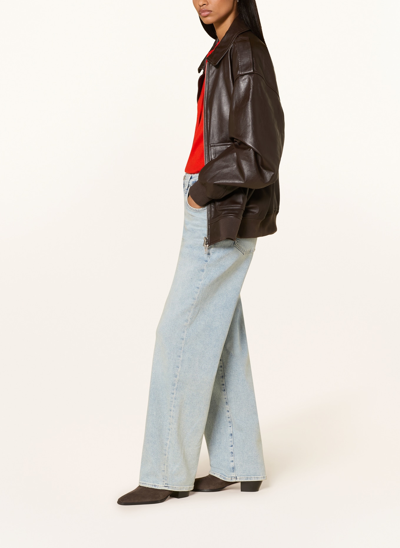 7 for all mankind Straight Jeans STOVEPIPE: 3NR GHOST BLUE