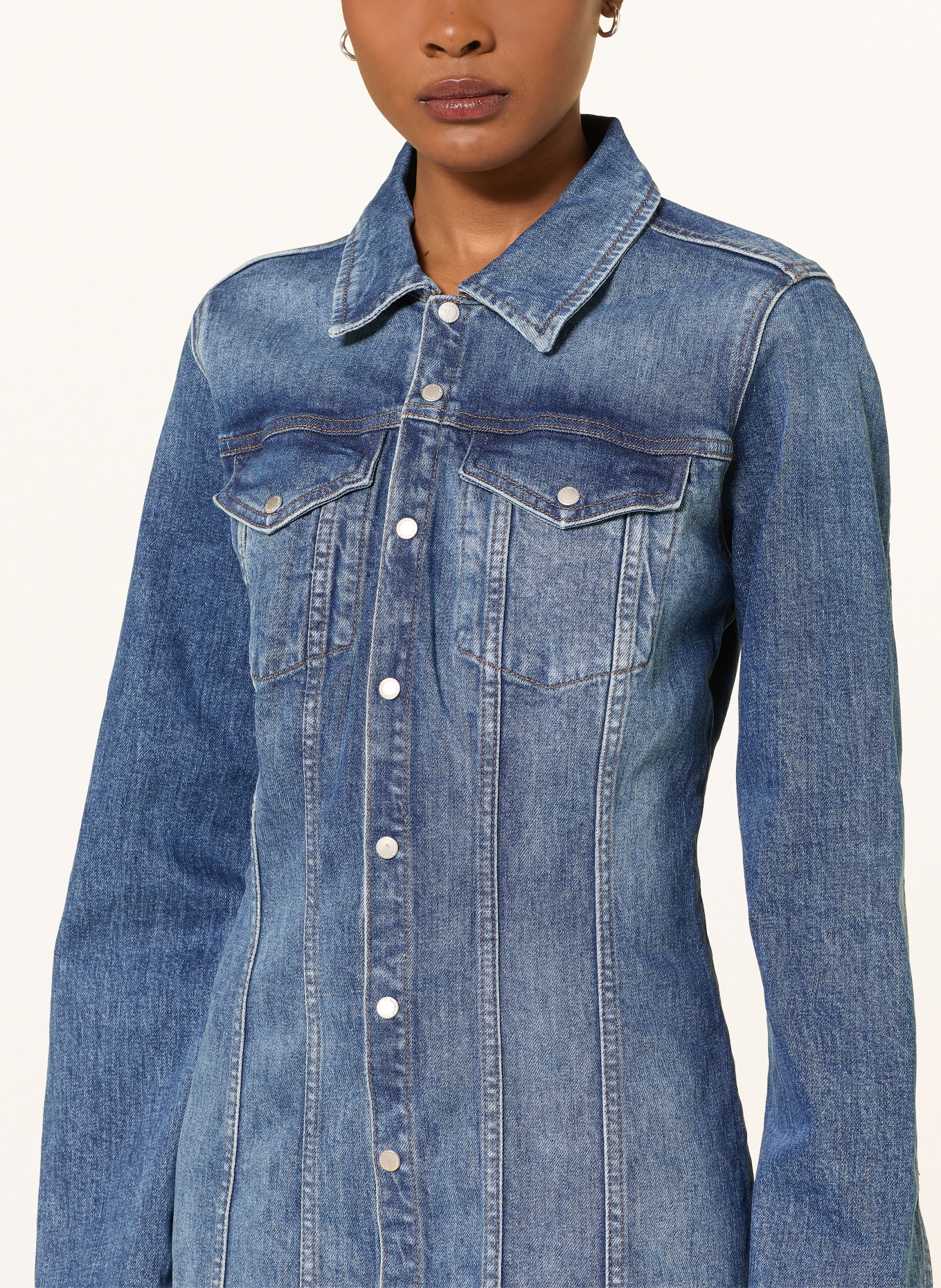 7 for all mankind Jeanskleid: BLAU