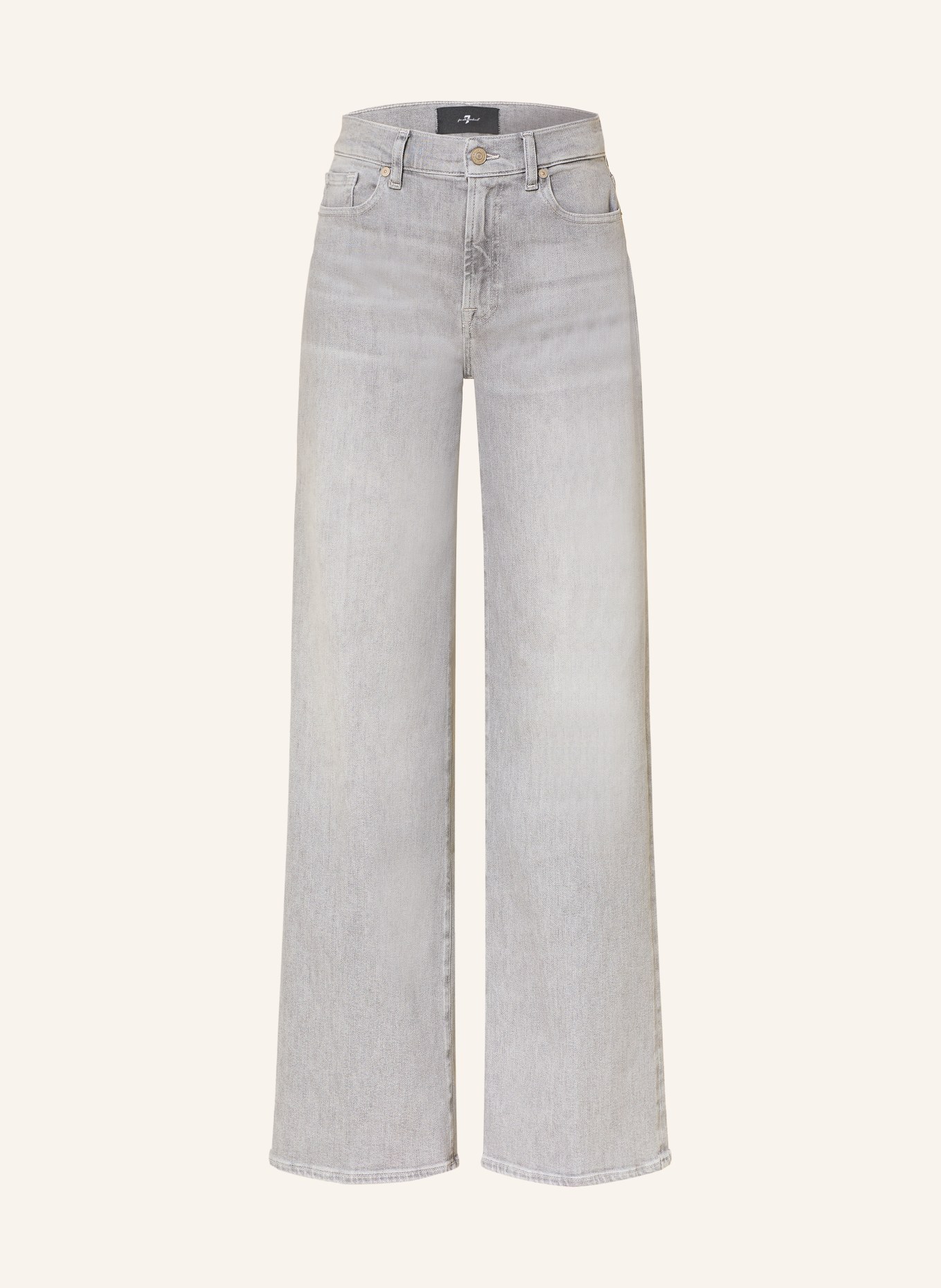7 for all mankind Wide-Leg Jeans LOTTA: 3NT SILVER WASH