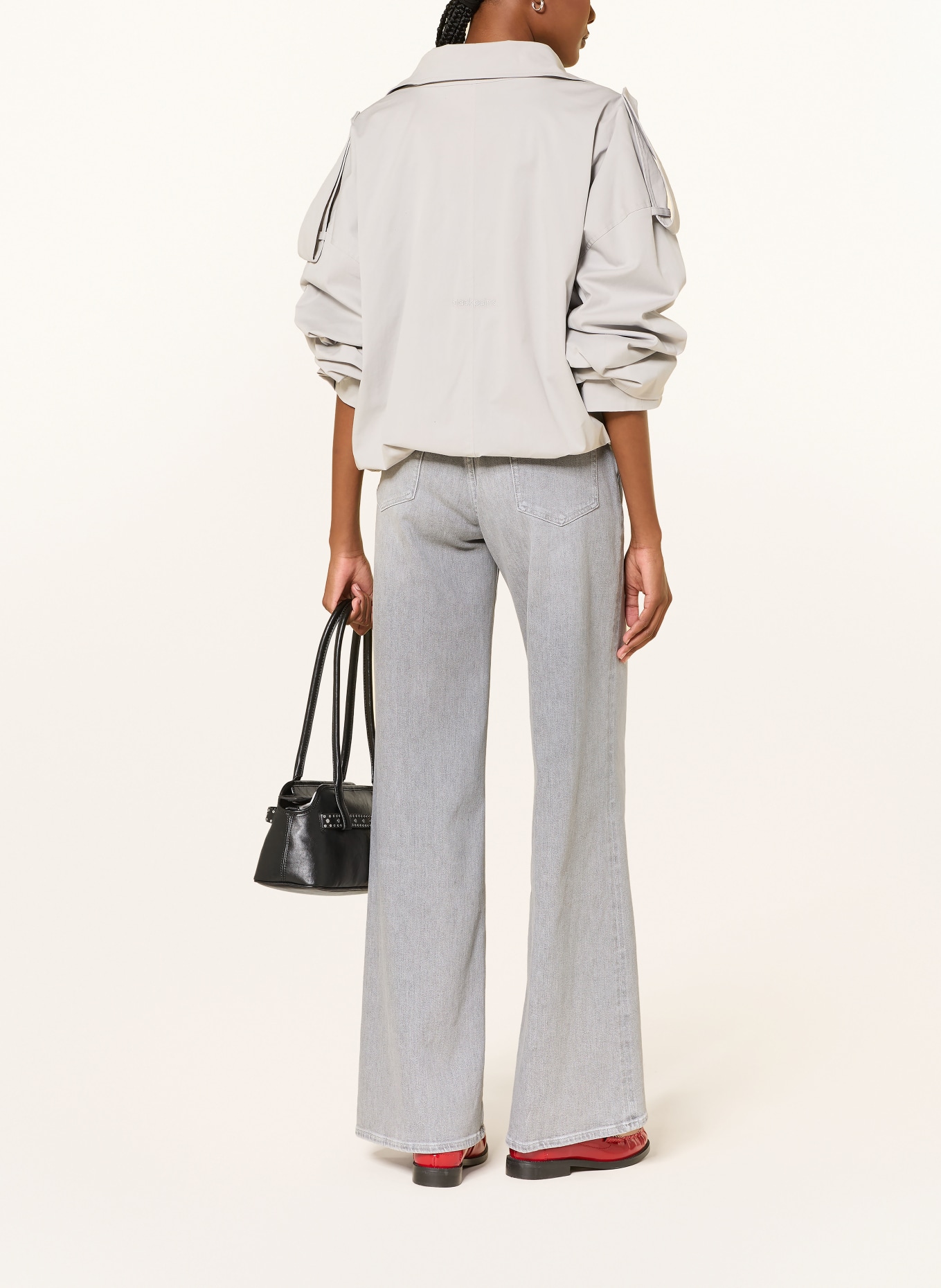 7 for all mankind Wide-Leg Jeans LOTTA: 3NT SILVER WASH