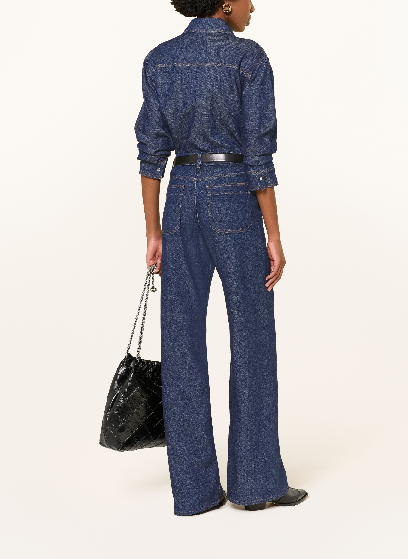 7 for all mankind Jeansbluse UTILITY CLASSIC: DUNKELBLAU