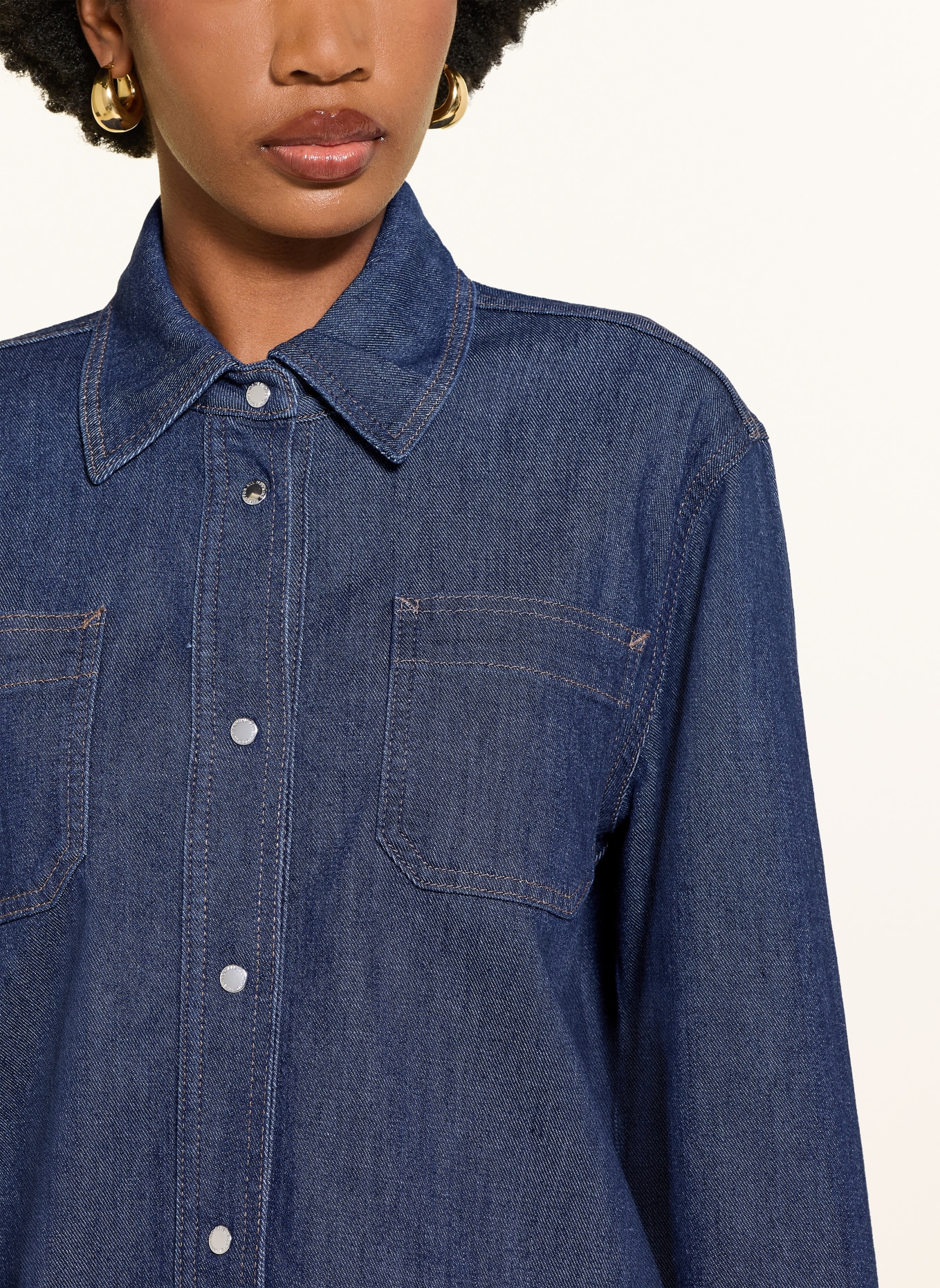 7 for all mankind Jeansbluse UTILITY CLASSIC: DUNKELBLAU