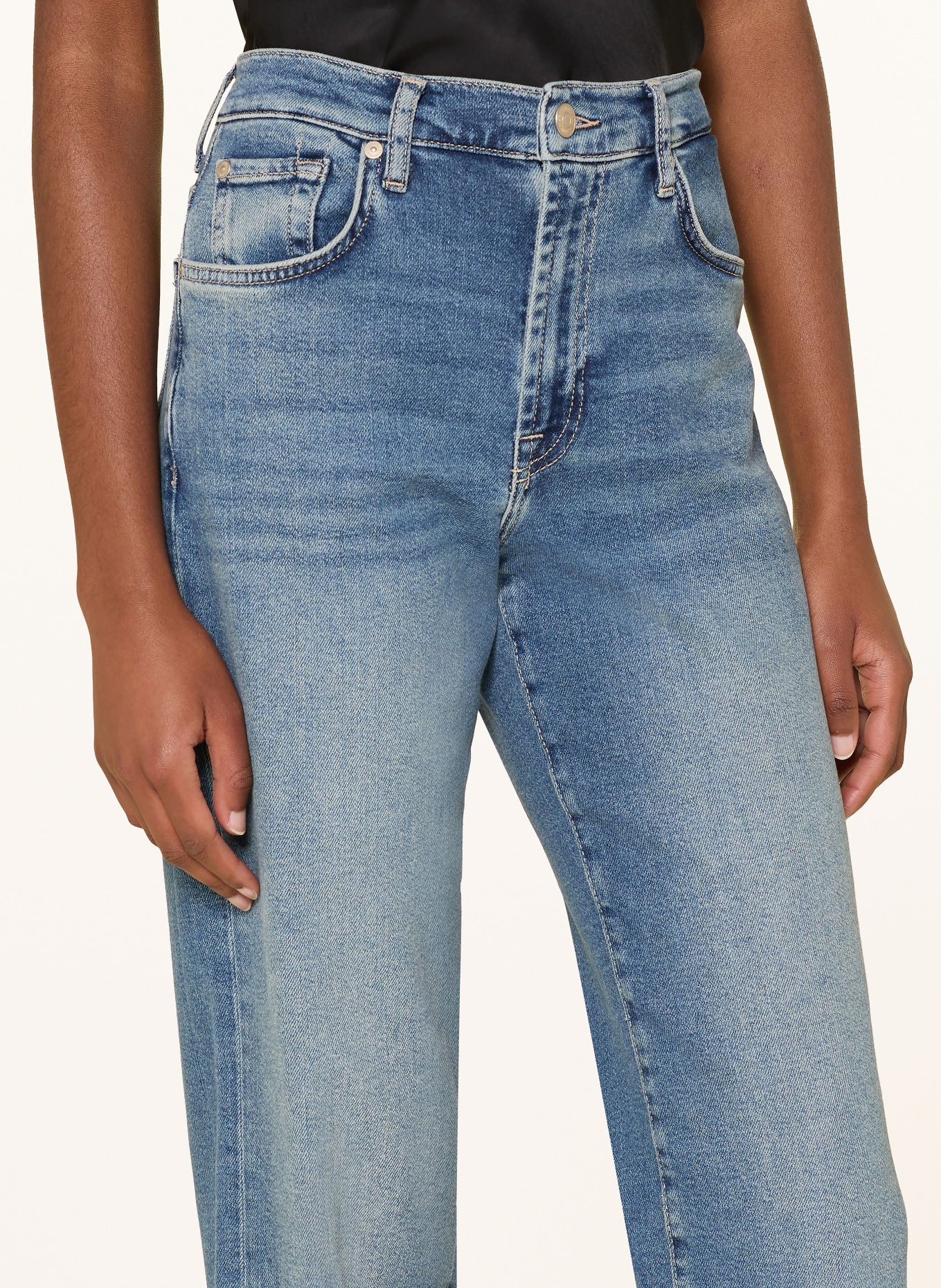 7 for all mankind Jean droit STOVEPIPE: 3NP TIDE BREAK