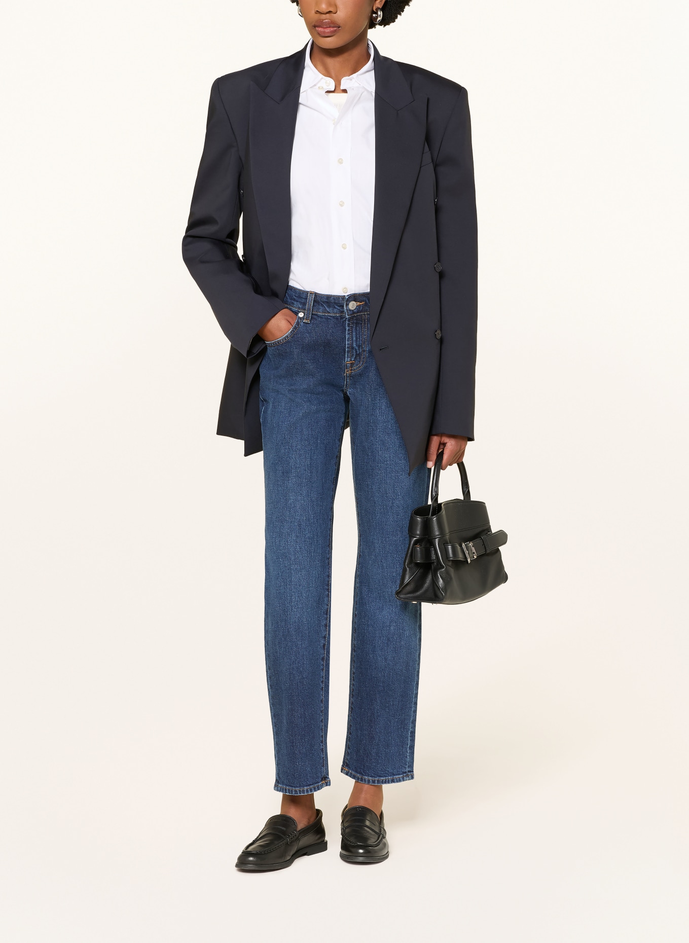 7 for all mankind Straight Jeans LOW CIGARETTE: 3NH INDIGLOW