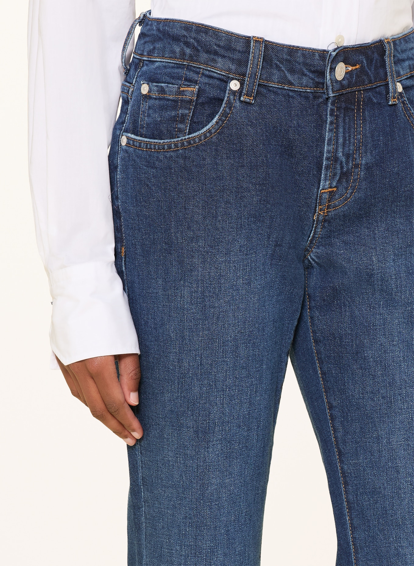 7 for all mankind Straight Jeans LOW CIGARETTE: 3NH INDIGLOW