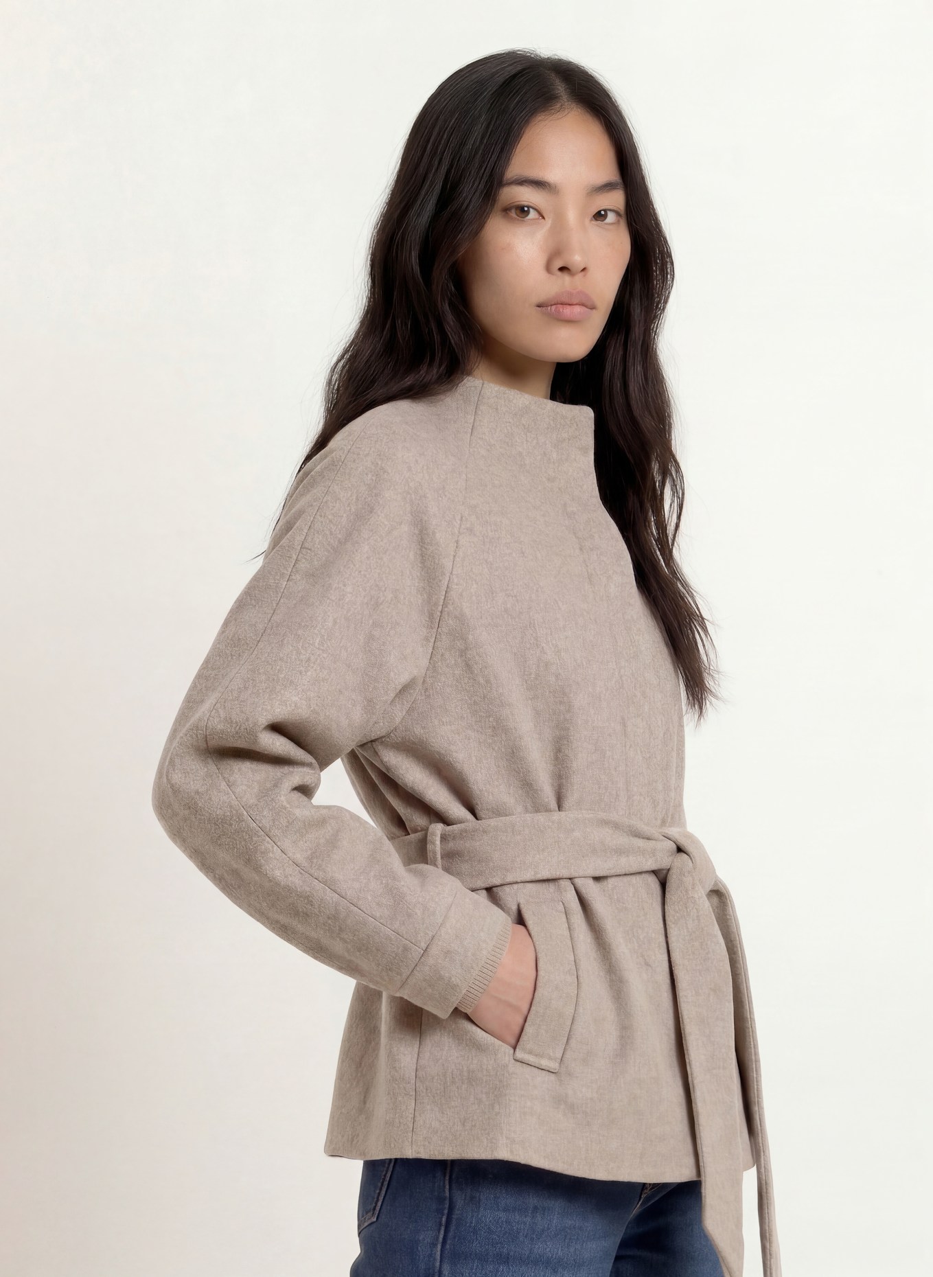 RINO & PELLE Veste CORNELIA: TAUPE
