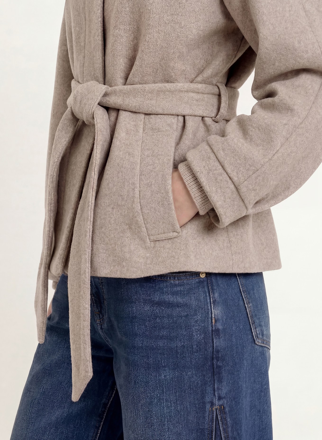 RINO & PELLE Veste CORNELIA: TAUPE