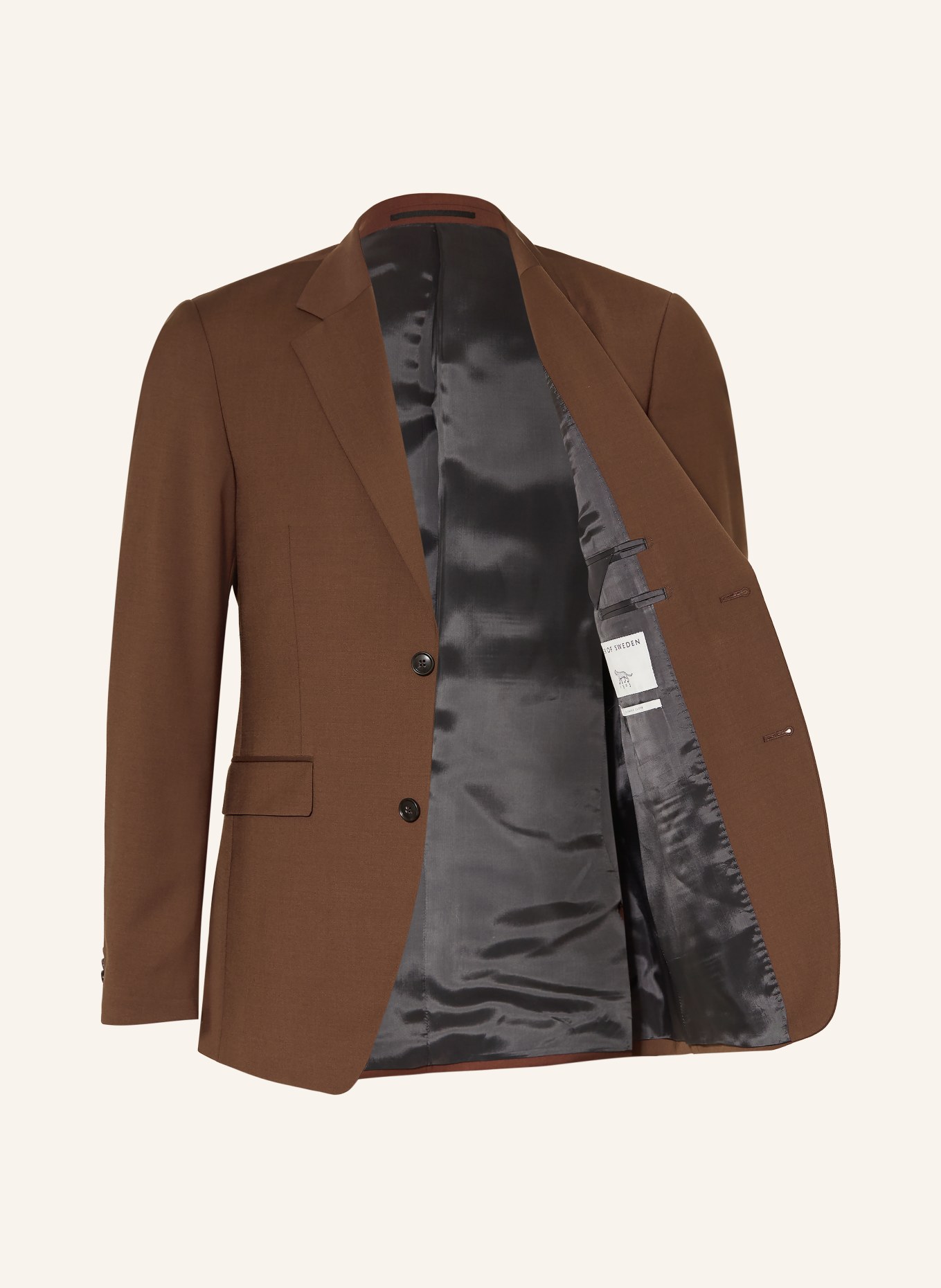 TIGER OF SWEDEN Sako JUSTIN Extra Slim Fit: 1Z3 Walnut