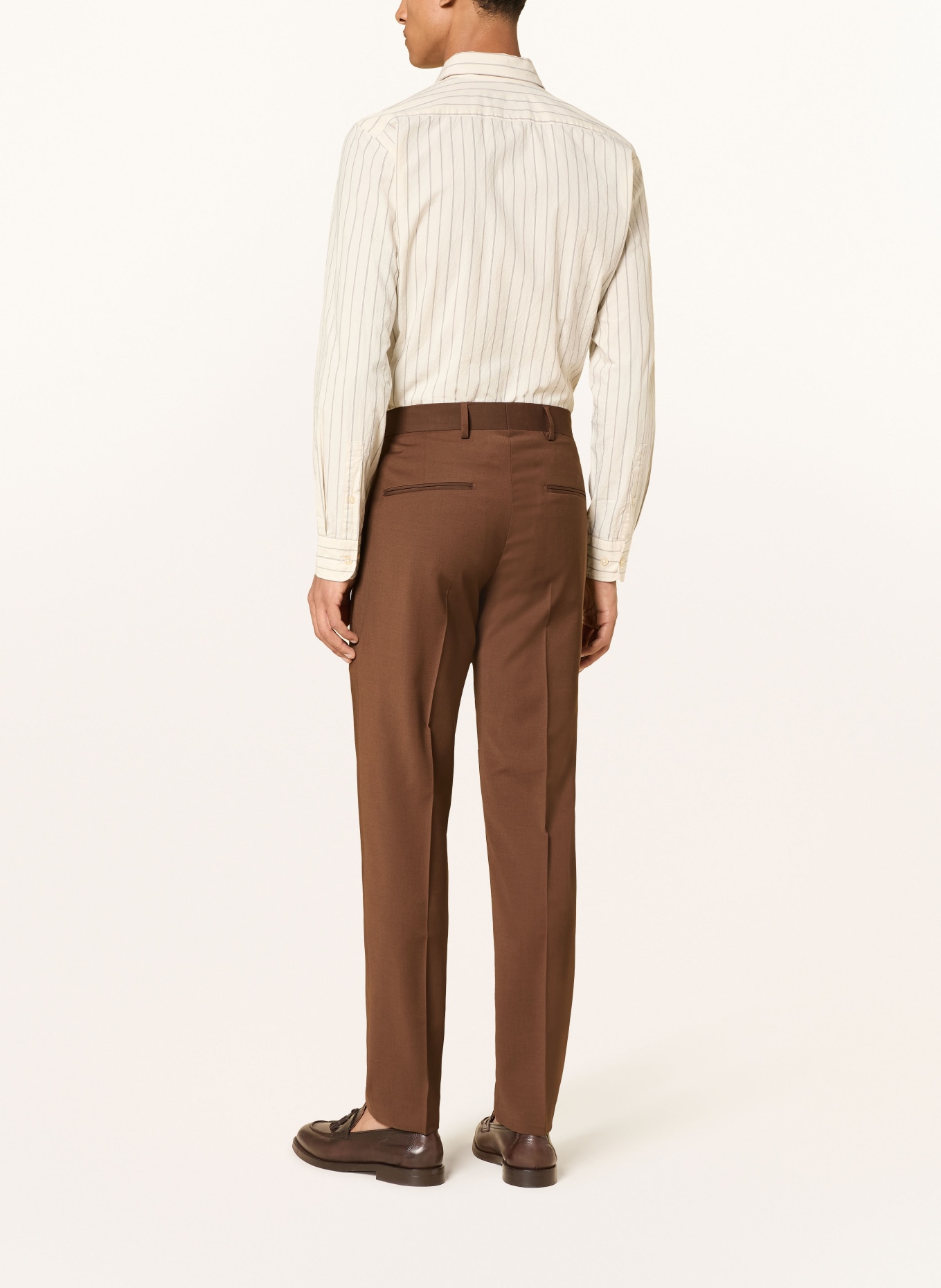 TIGER OF SWEDEN Oblekové kalhoty TENUTA Extra Slim Fit: 1Z3 Walnut