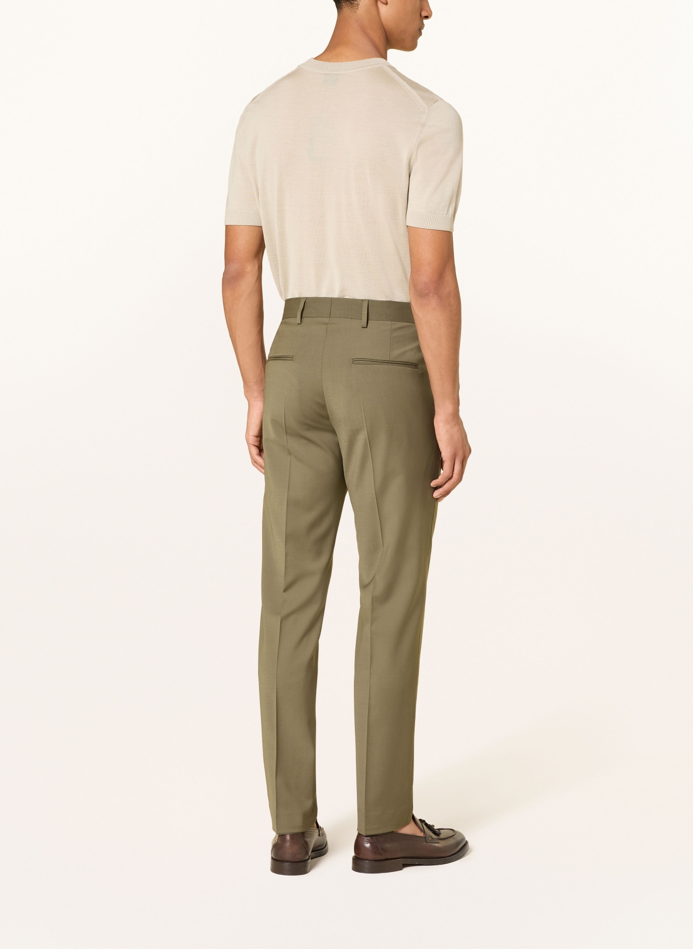 TIGER OF SWEDEN Oblekové kalhoty TENUTA Extra Slim Fit: 420 Mud
