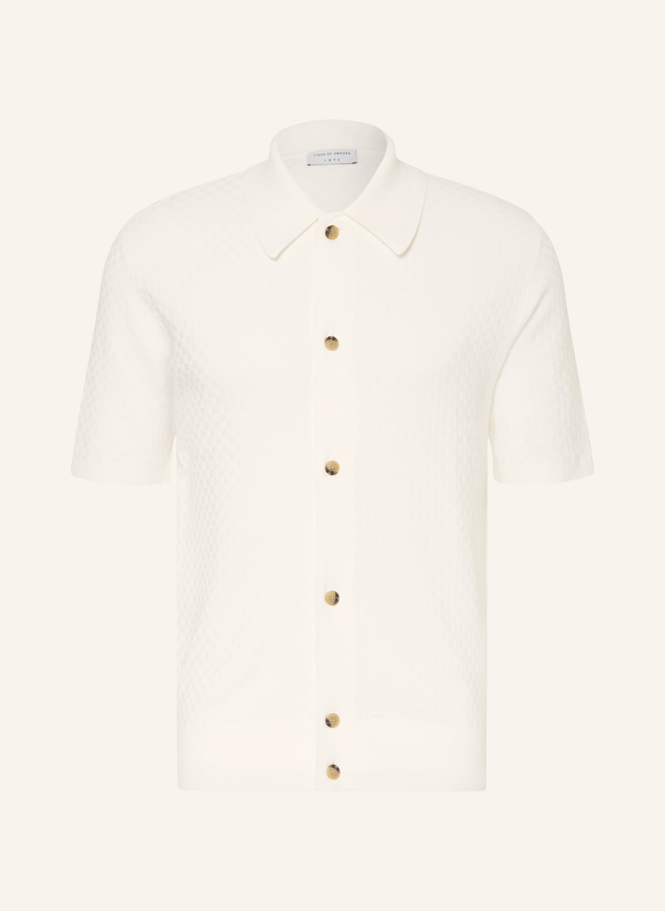 TIGER OF SWEDEN Pletená košile ARAAWEN Slim Fit: REŽNÁ