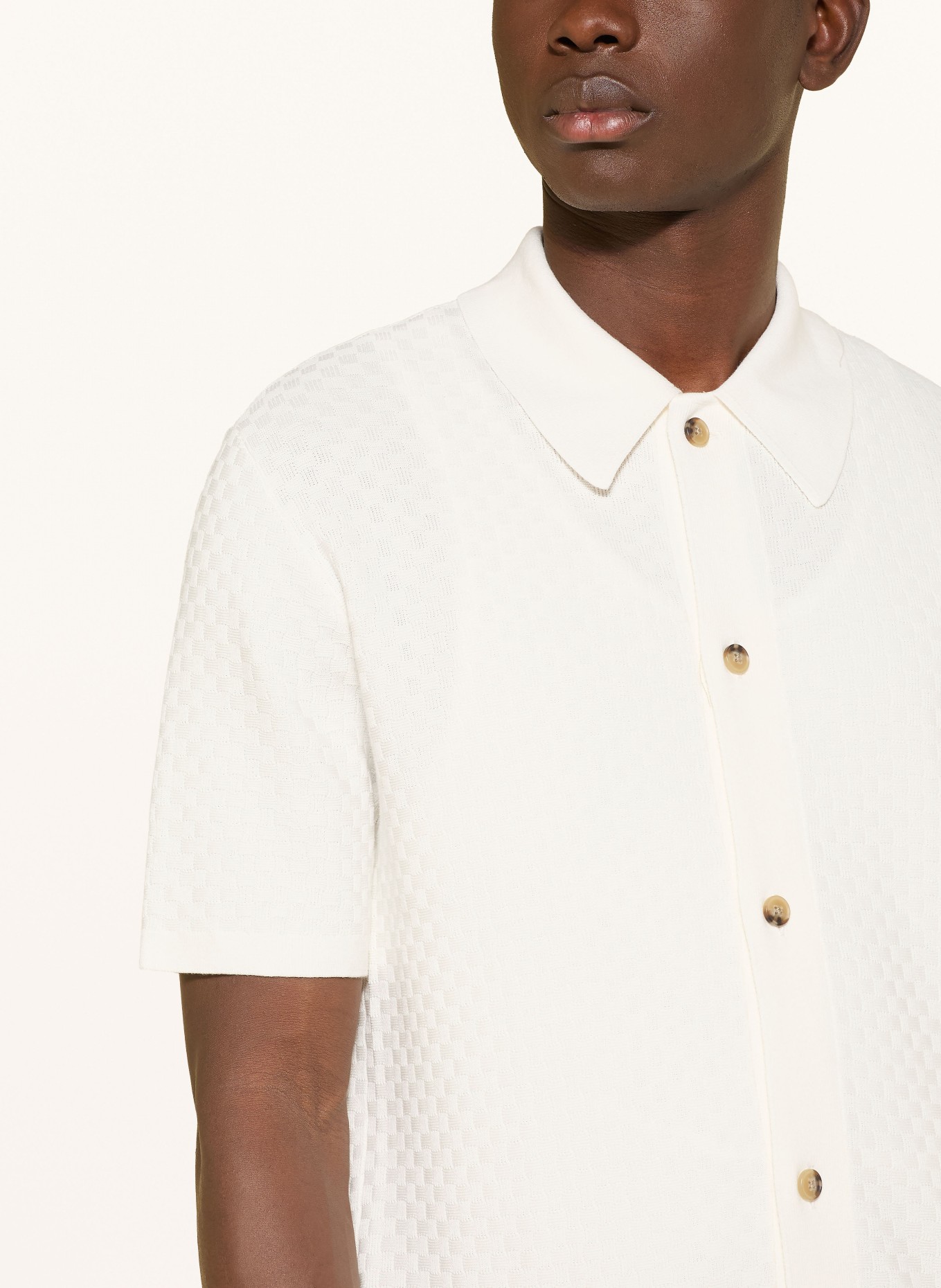 TIGER OF SWEDEN Pletená košile ARAAWEN Slim Fit: REŽNÁ