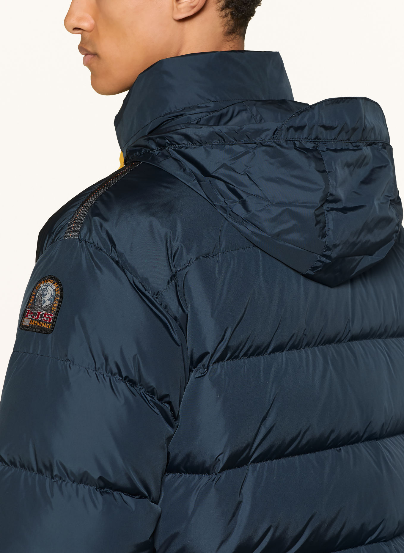 PARAJUMPERS Péřová bunda DULEEK: TMAVĚ MODRÁ