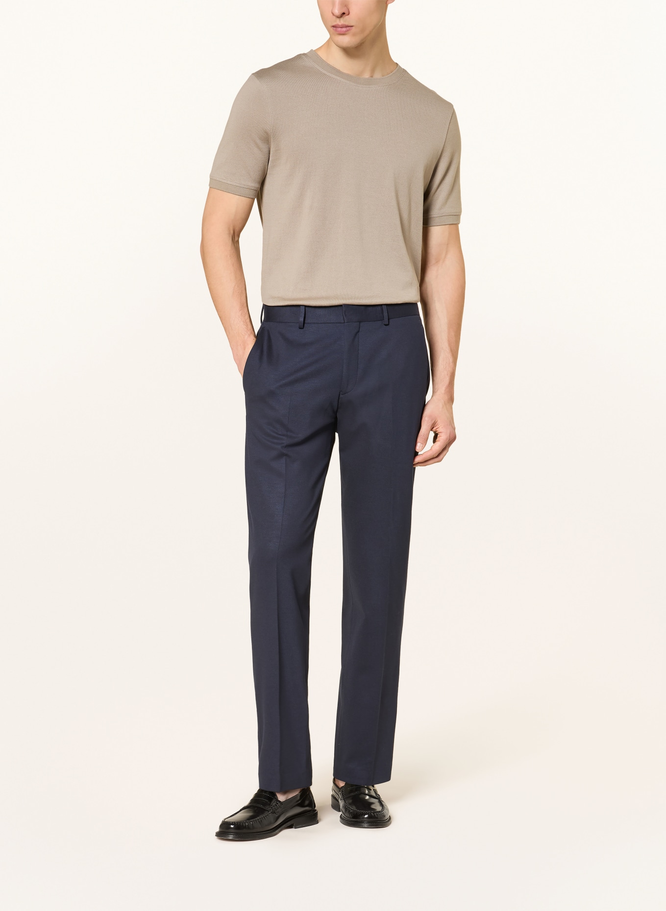 TIGER OF SWEDEN TENSE Regular Fit Jersey Suit Pants: 284 LIGHT INK