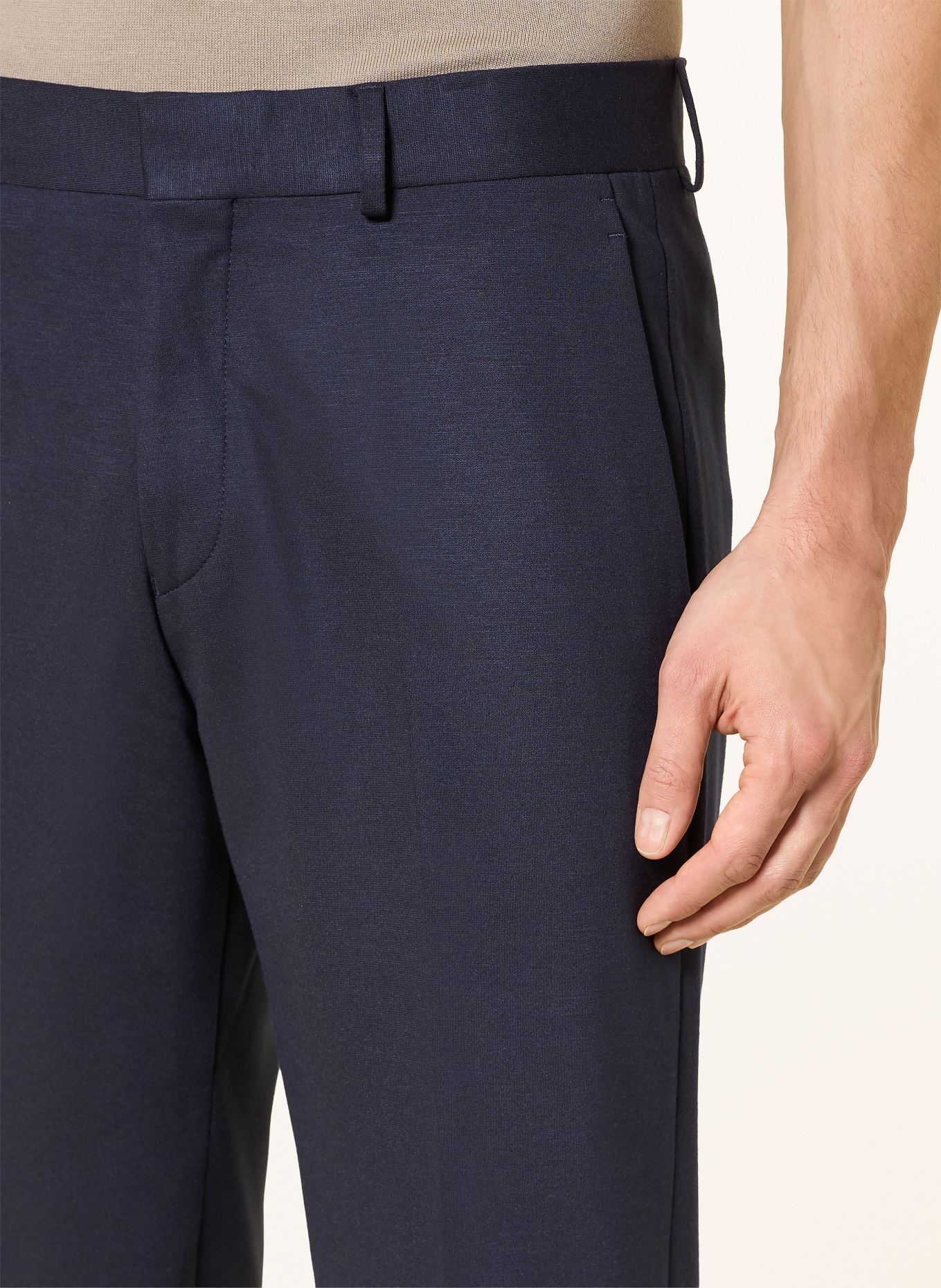 TIGER OF SWEDEN TENSE Regular Fit Jersey Suit Pants: 284 LIGHT INK