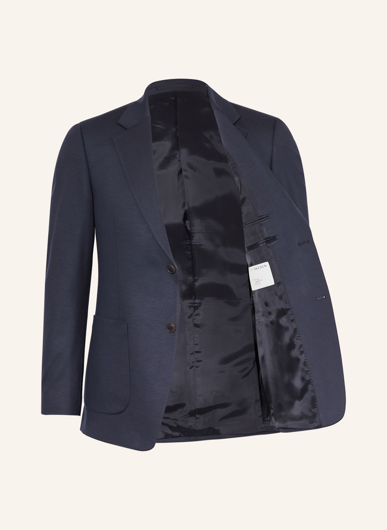 TIGER OF SWEDEN JUSTIN Slim Fit Jersey Suit Jacket: 284 LIGHT INK