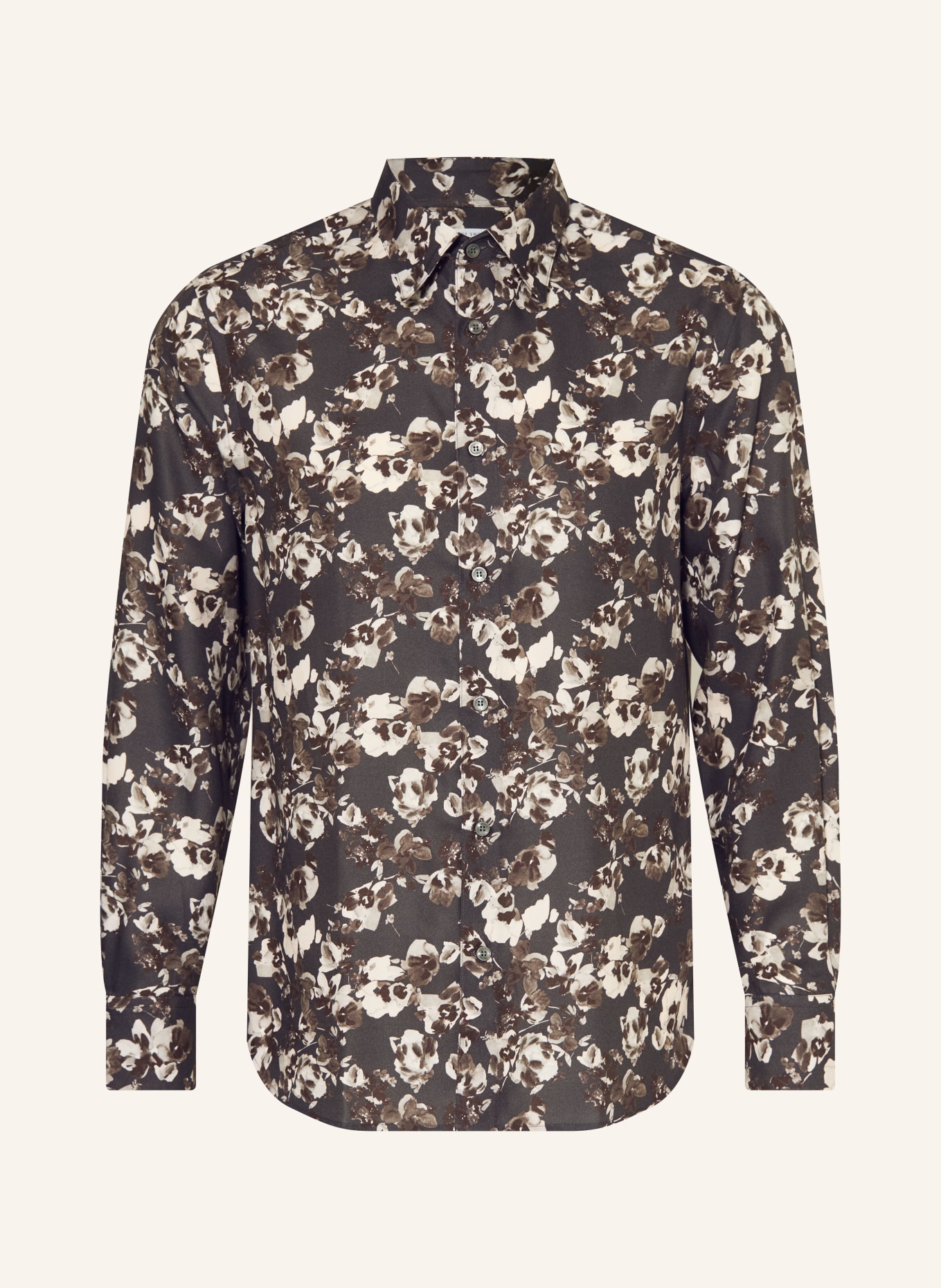 TIGER OF SWEDEN Overhemd BENNETT Comfort Fit: DONKERGRIJS / WIT