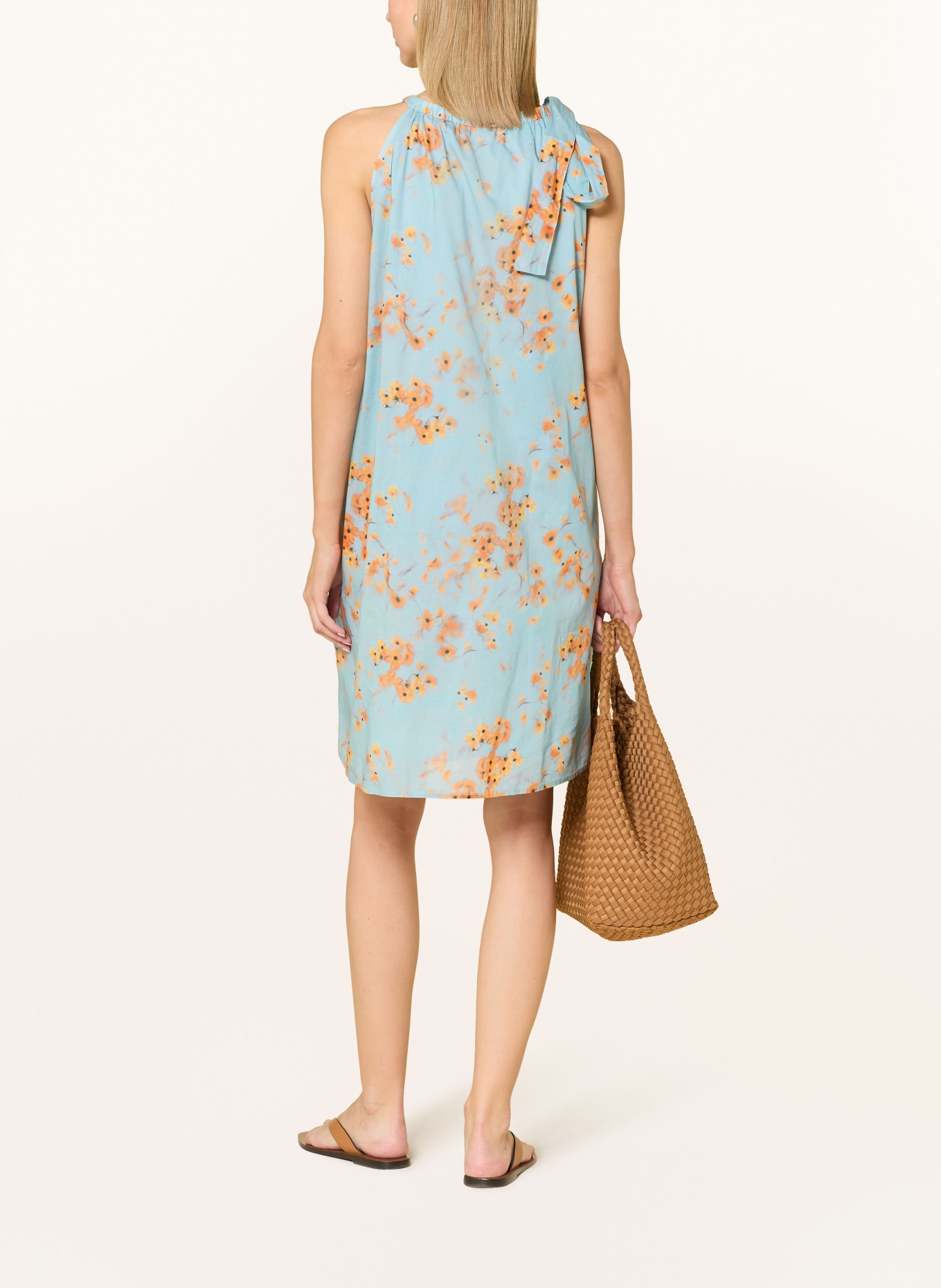 Marc O'Polo Kleid: HELLBLAU / ORANGE / SCHWARZ
