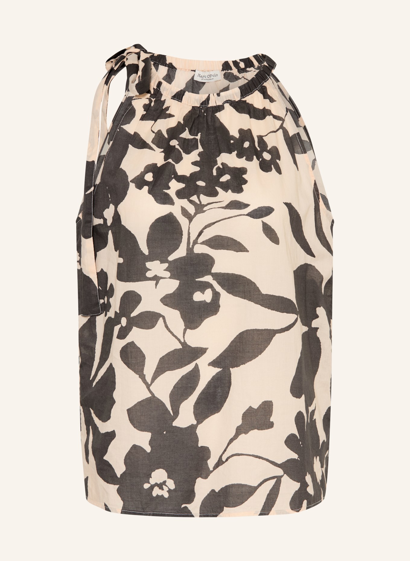 Marc O'Polo Blouse top: DARK GRAY / CREAM
