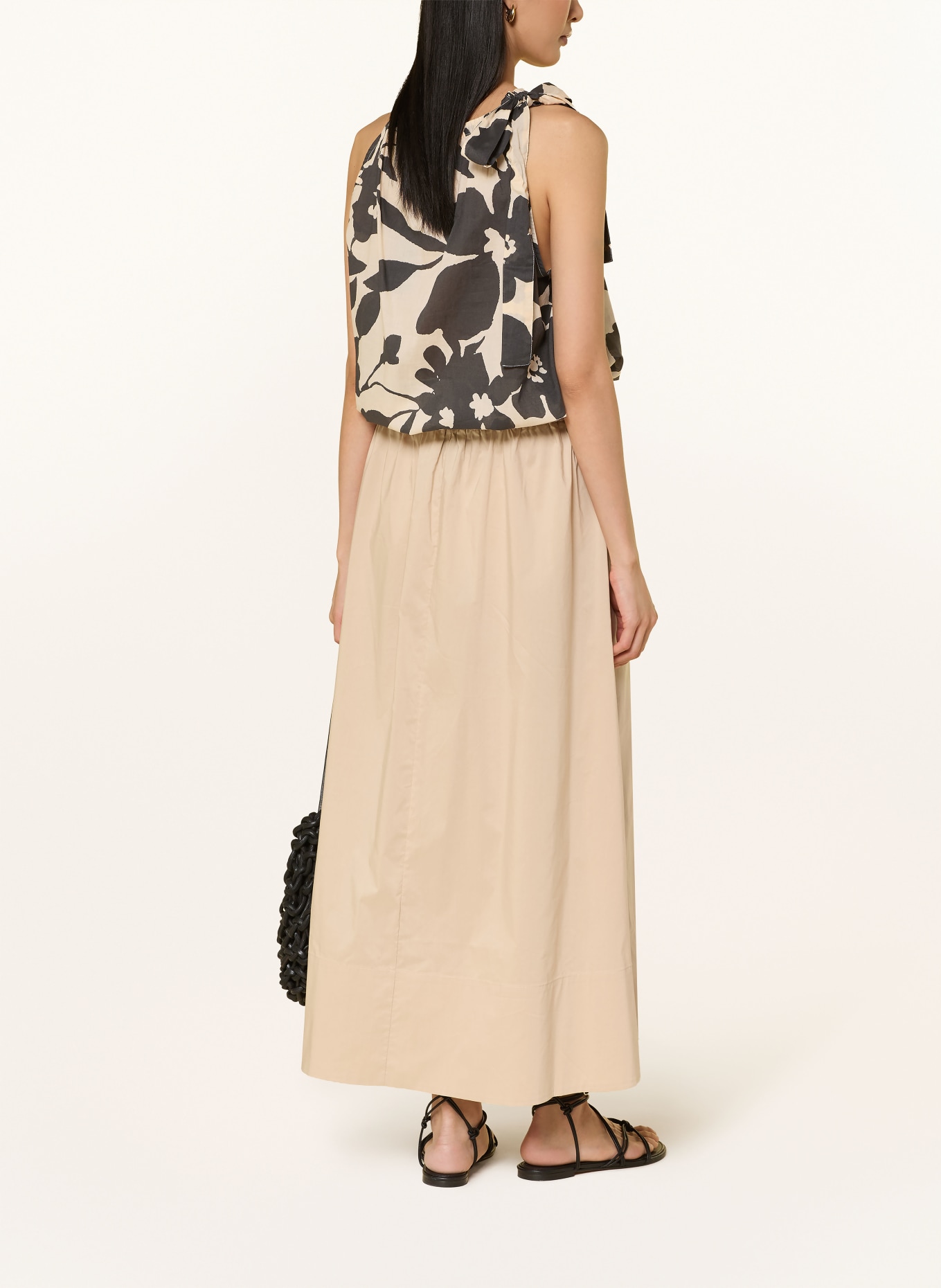 Marc O'Polo Blouse top: DARK GRAY / CREAM
