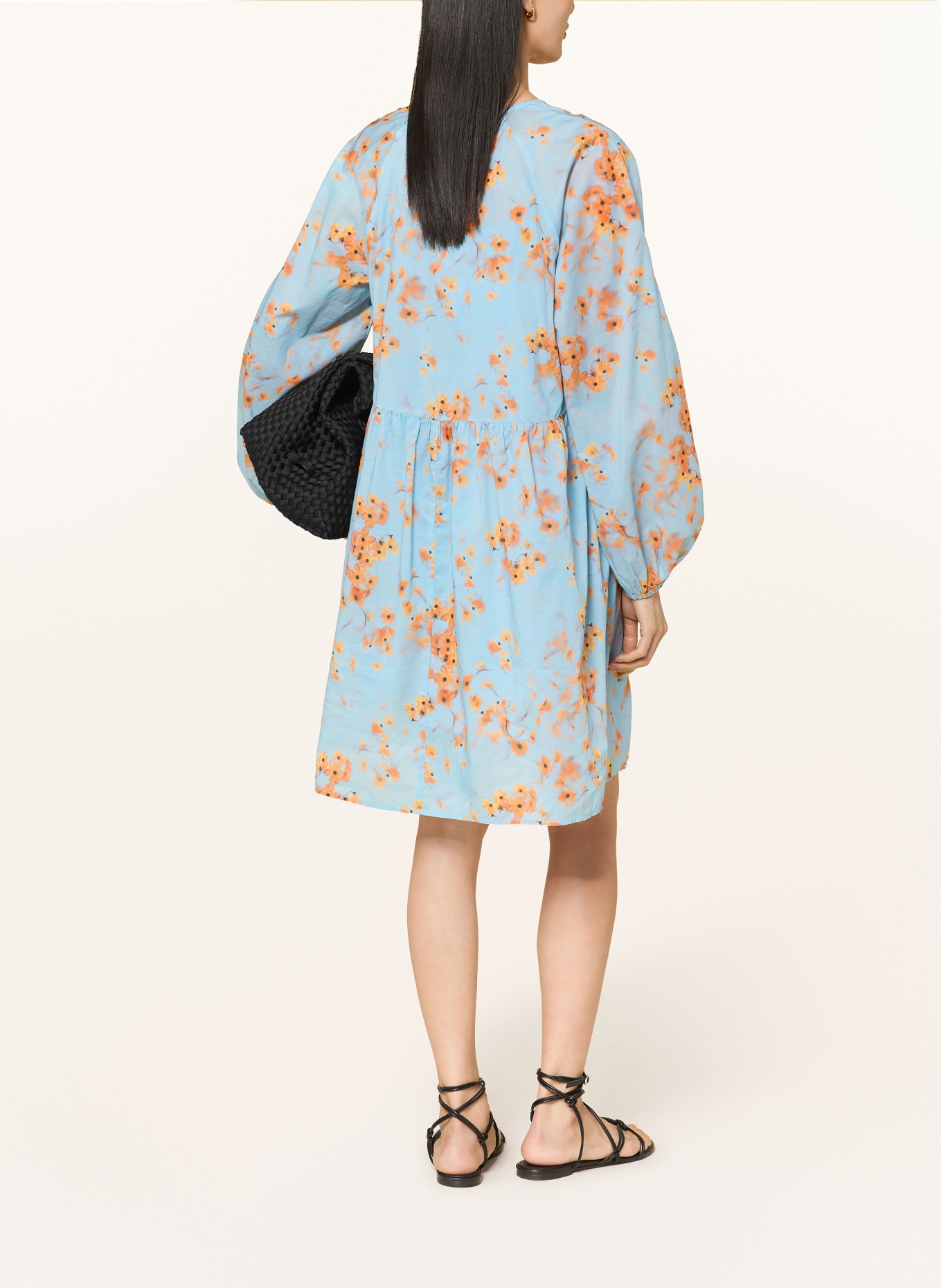Marc O'Polo Kleid: HELLBLAU / ORANGE