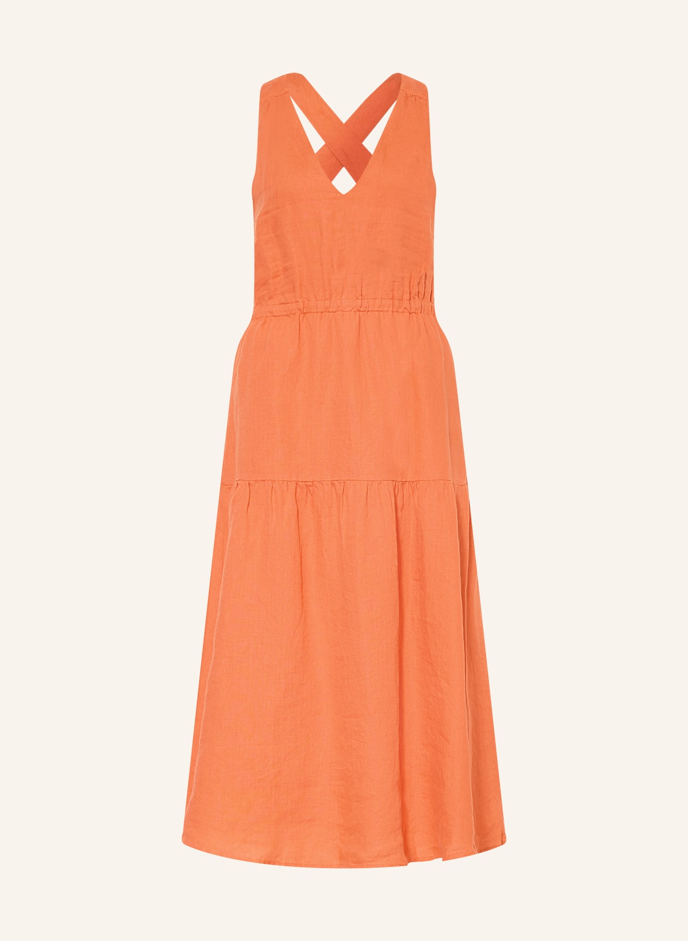 Marc O'Polo Linen dress: ORANGE