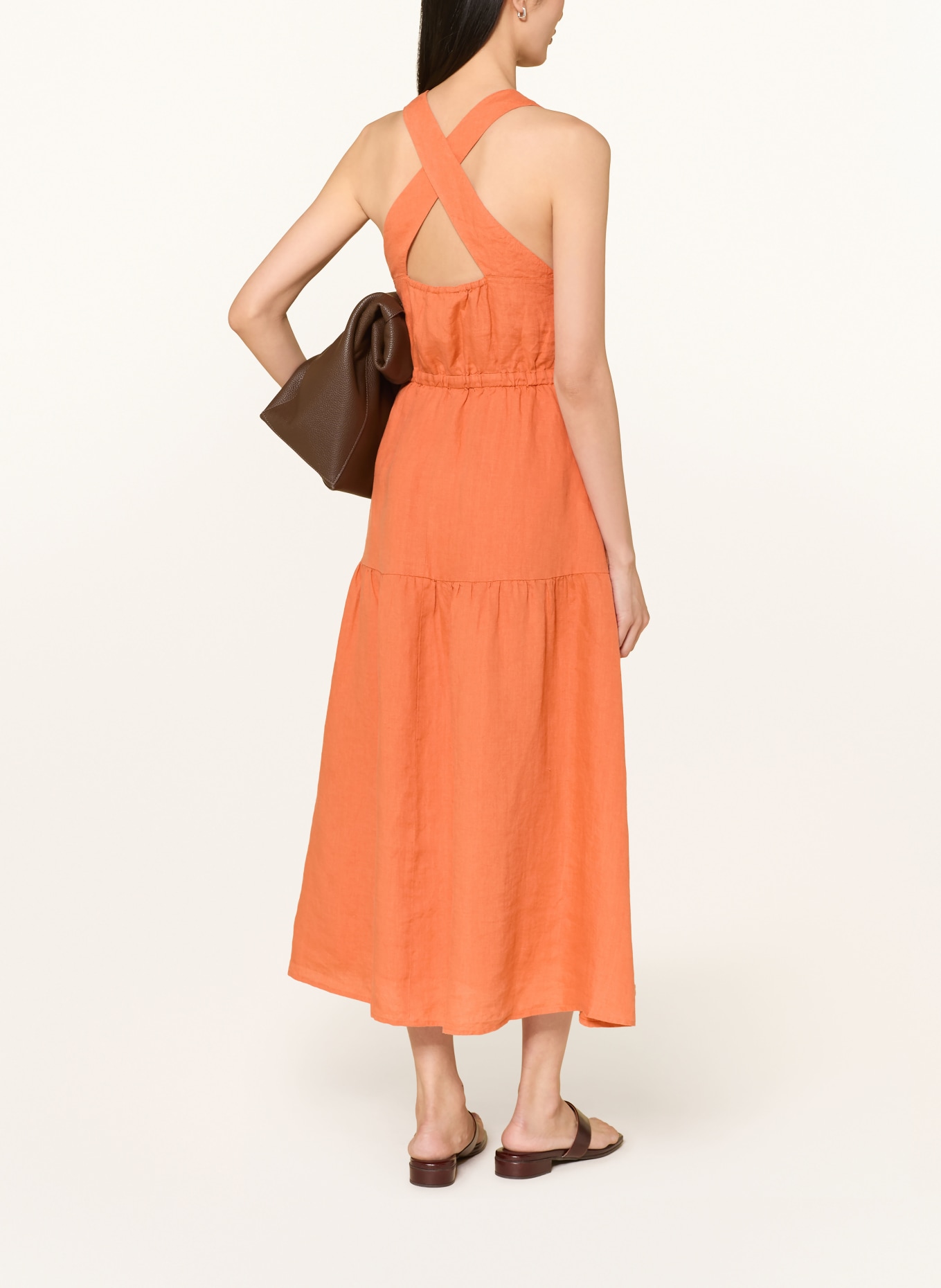 Marc O'Polo Linen dress: ORANGE