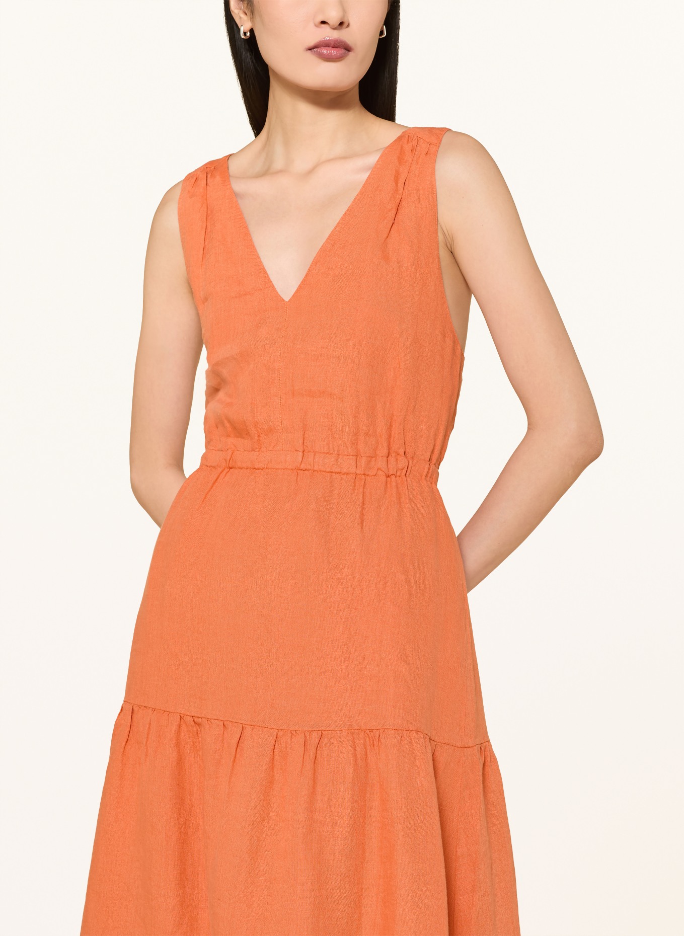 Marc O'Polo Linen dress: ORANGE